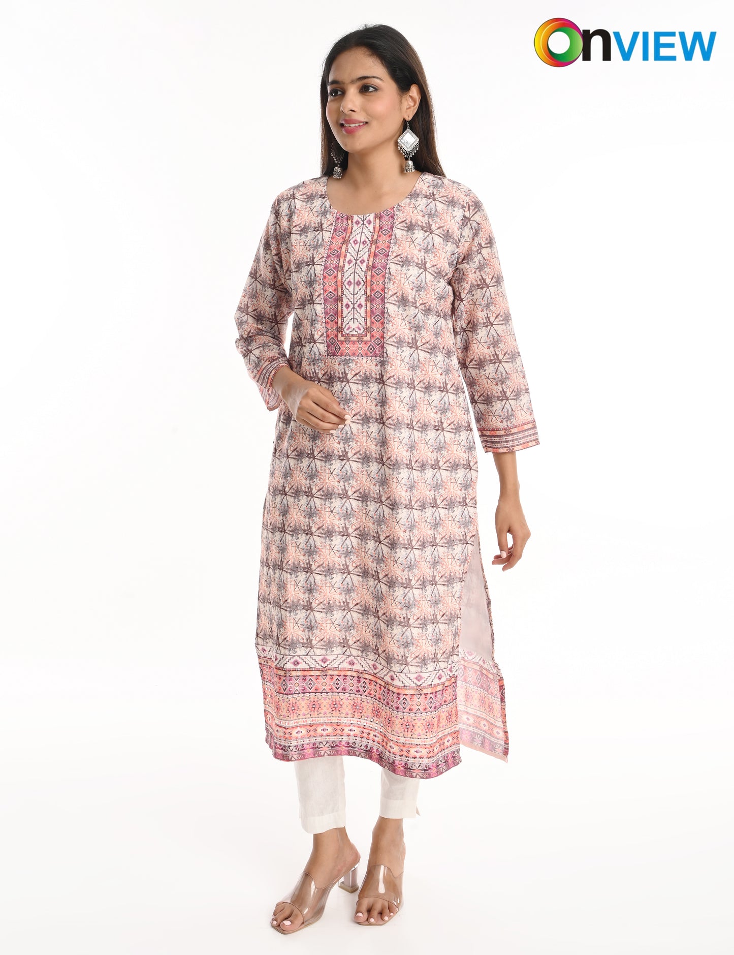 ONVIEW | 1127 | COTTON CHIKANKARI WORK WITH DIGITAL PRINT | PACK OF 4