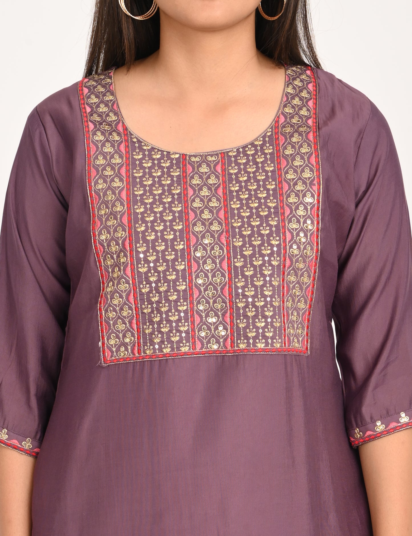ONVIEW | 1431 | ROMAN SILK EMBROIDERY BORDER WITH LINING | PACK OF 4