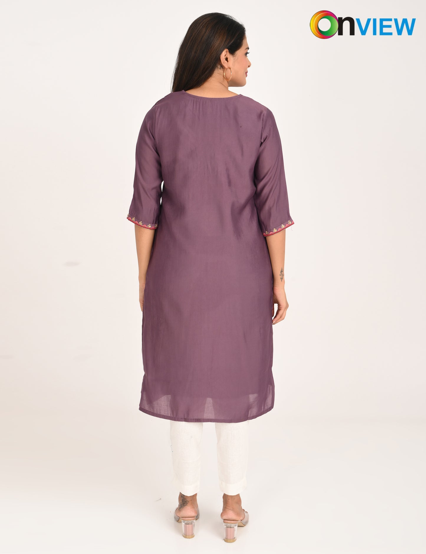 ONVIEW | 1431 | ROMAN SILK EMBROIDERY BORDER WITH LINING | PACK OF 4