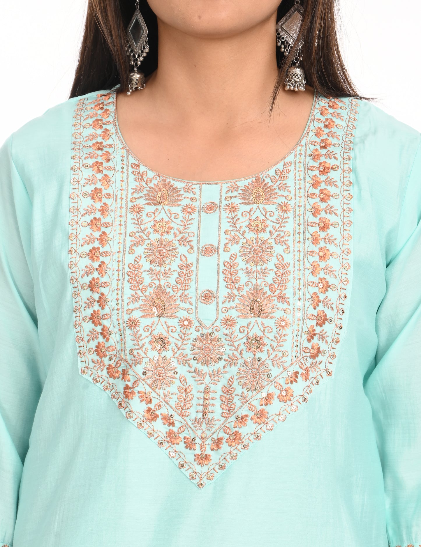 ONVIEW | 1432 | ROMAN SILK EMBROIDERY BORDER WITH LINING | PACK OF 4