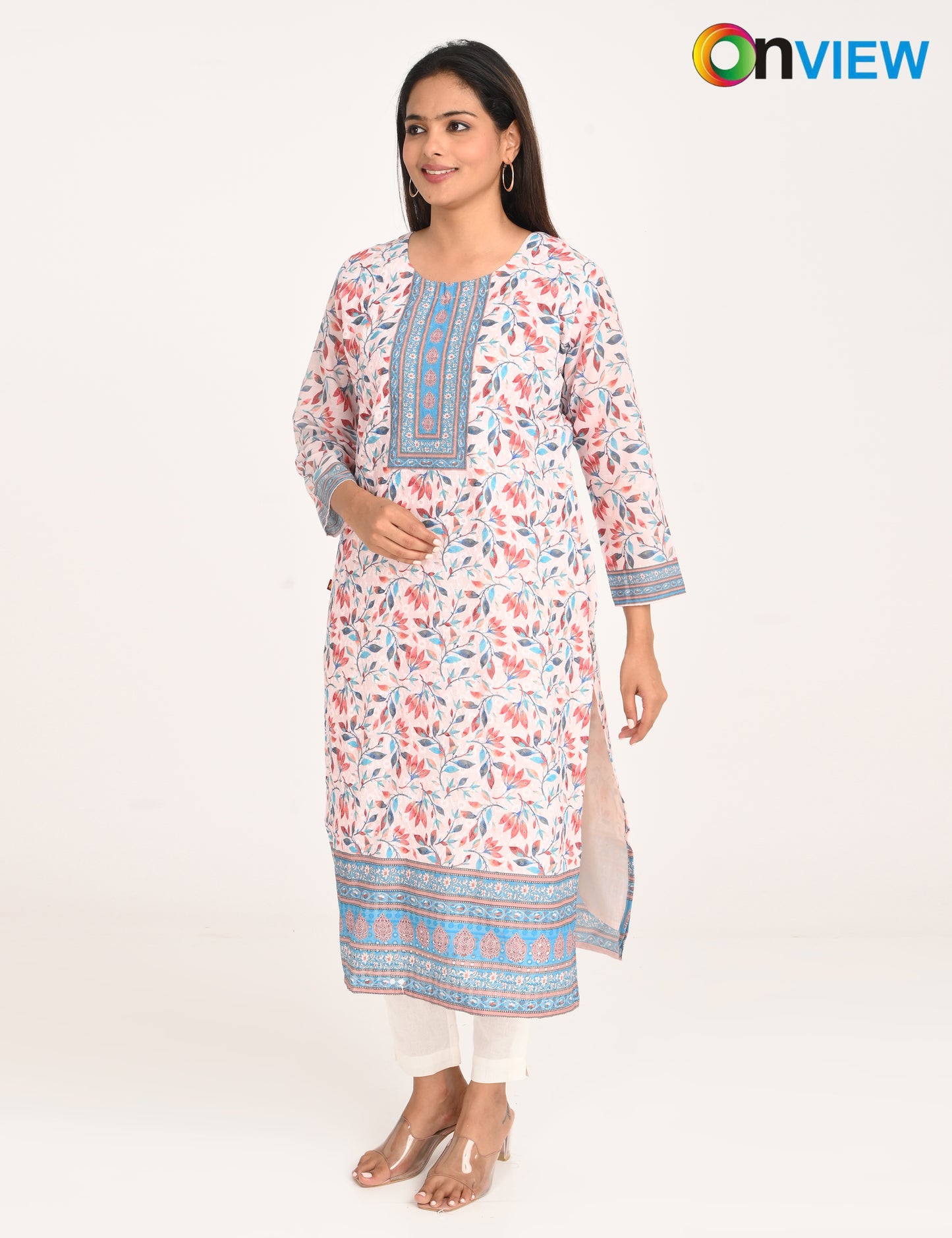 ONVIEW | 513 | COTTON CHIKANKARI WORK WITH DIGITAL PRINT | PACK OF 4