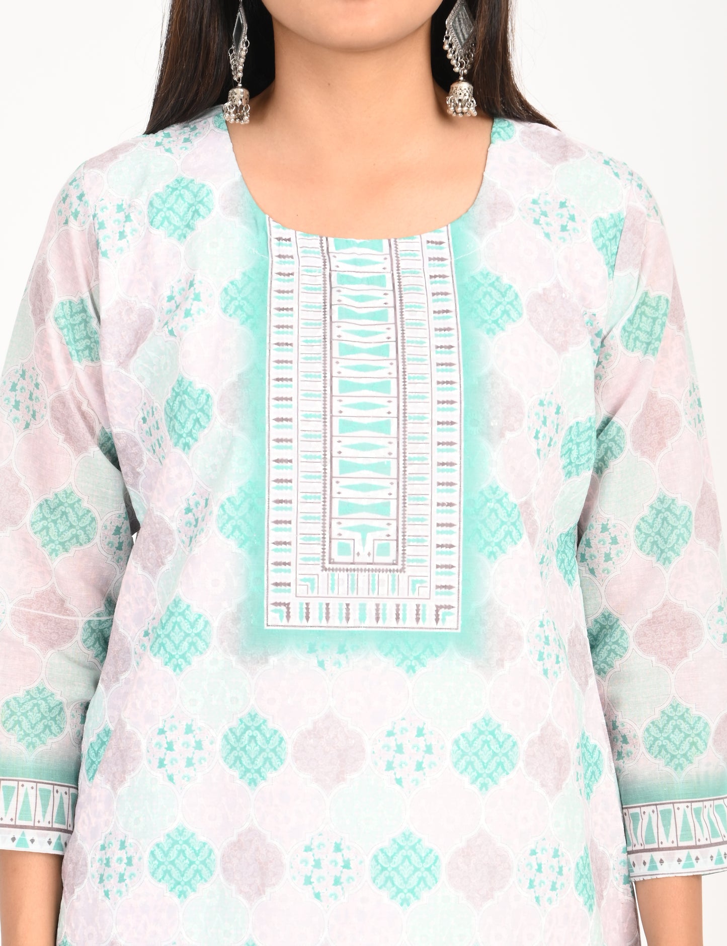 ONVIEW | 527 | COTTON CHIKANKARI WORK WITH DIGITAL PRINT | PACK OF 4