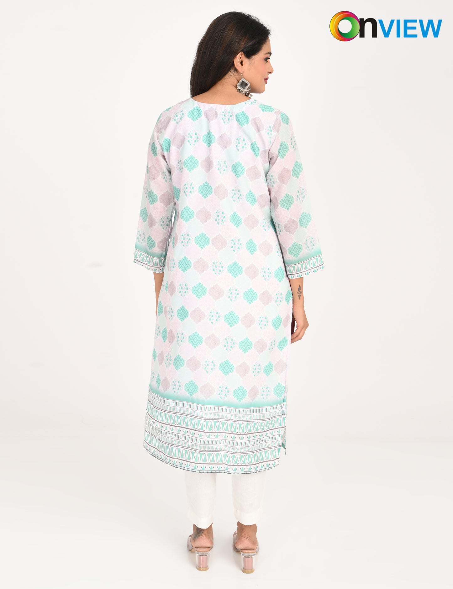 ONVIEW | 527 | COTTON CHIKANKARI WORK WITH DIGITAL PRINT | PACK OF 4
