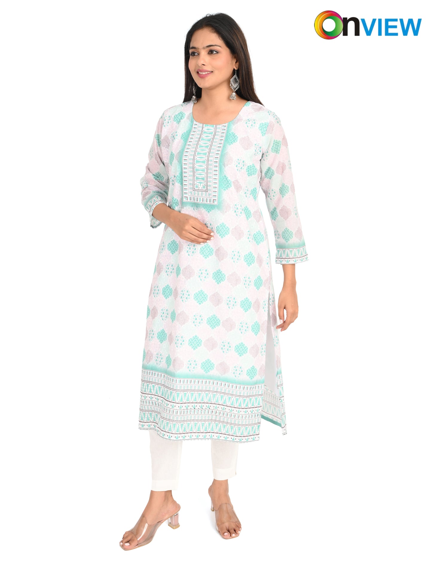 ONVIEW | 527 | COTTON CHIKANKARI WORK WITH DIGITAL PRINT | PACK OF 4