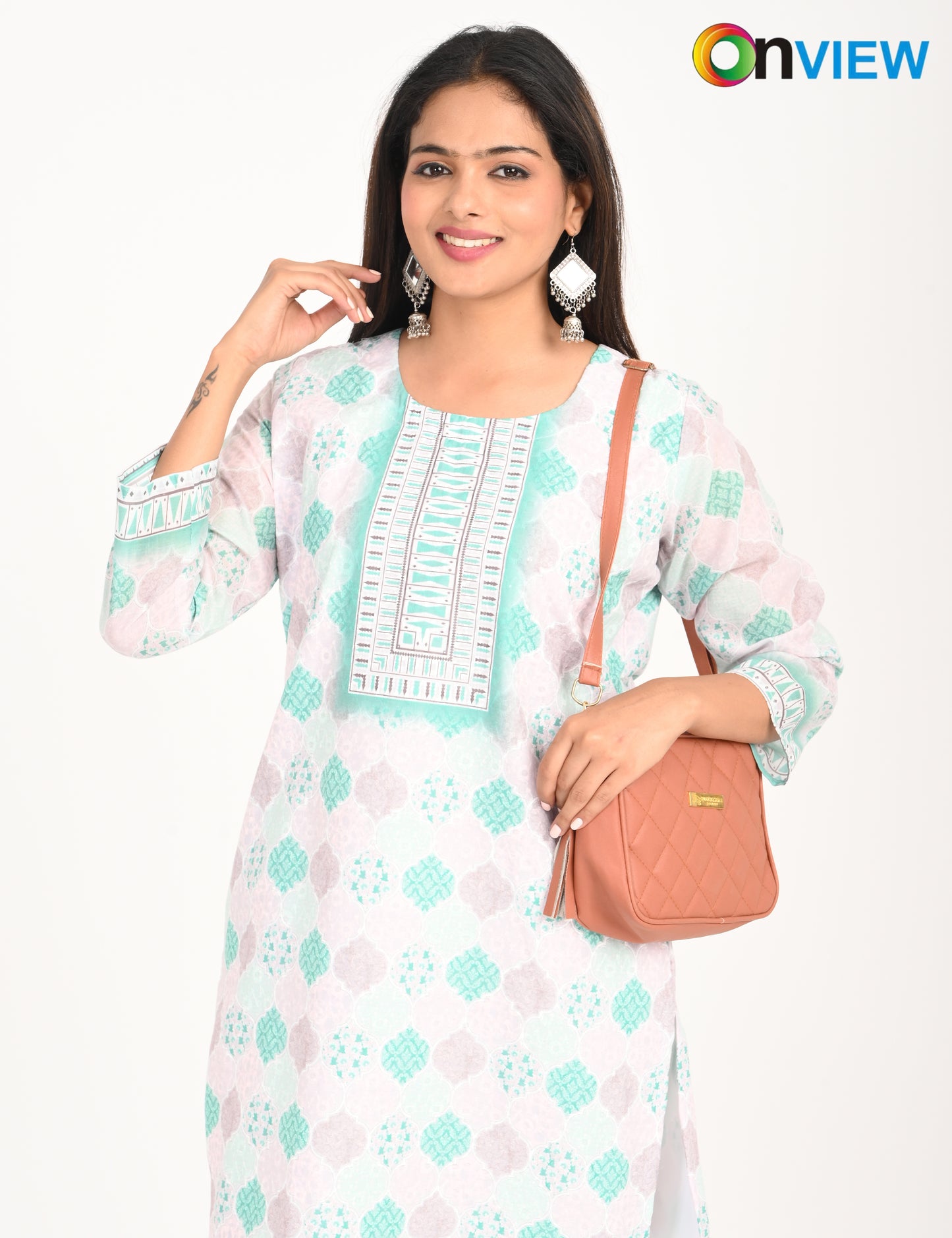 ONVIEW | 527 | COTTON CHIKANKARI WORK WITH DIGITAL PRINT | PACK OF 4