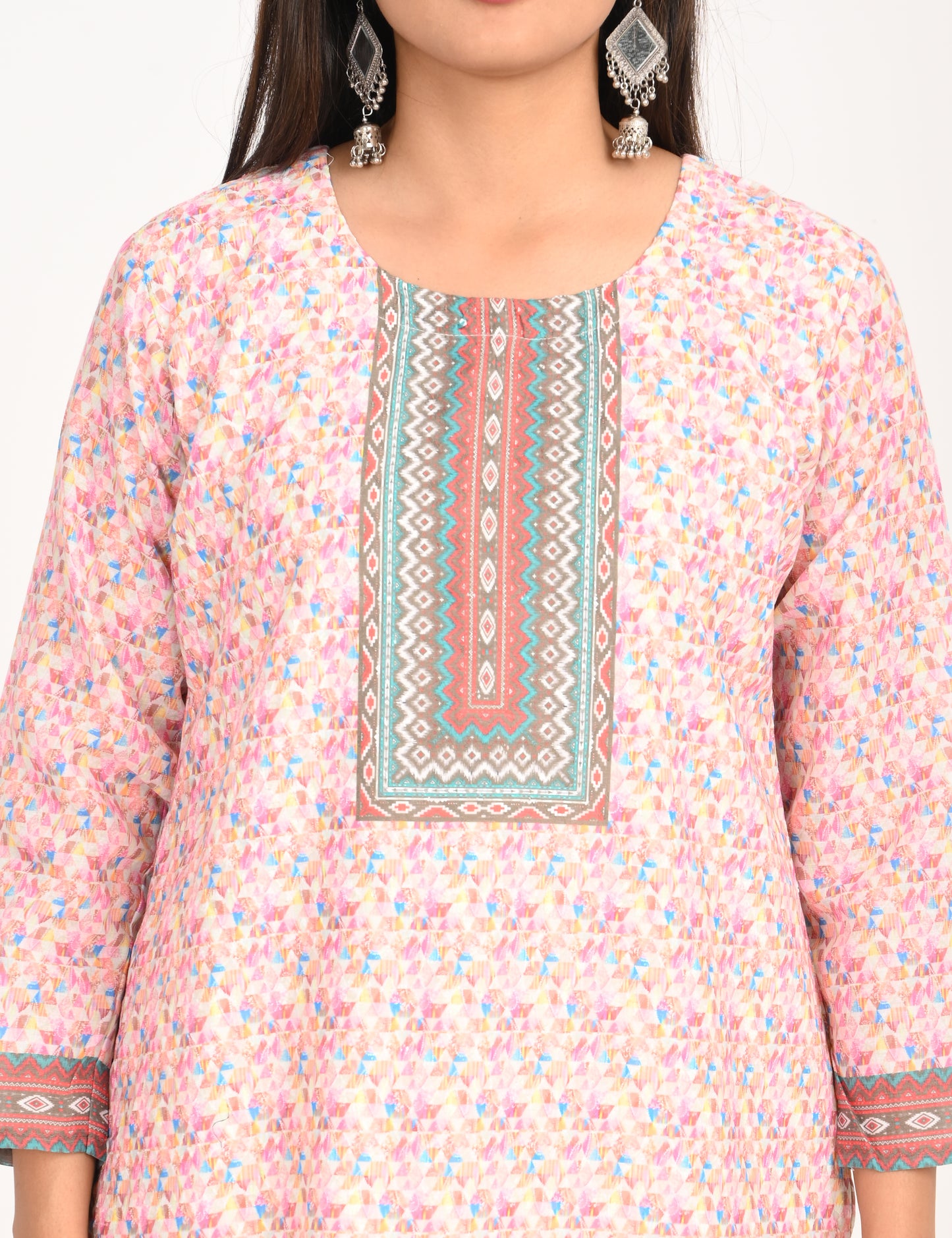 ONVIEW | 528 | COTTON CHIKANKARI WORK WITH DIGITAL PRINT | PACK OF 4