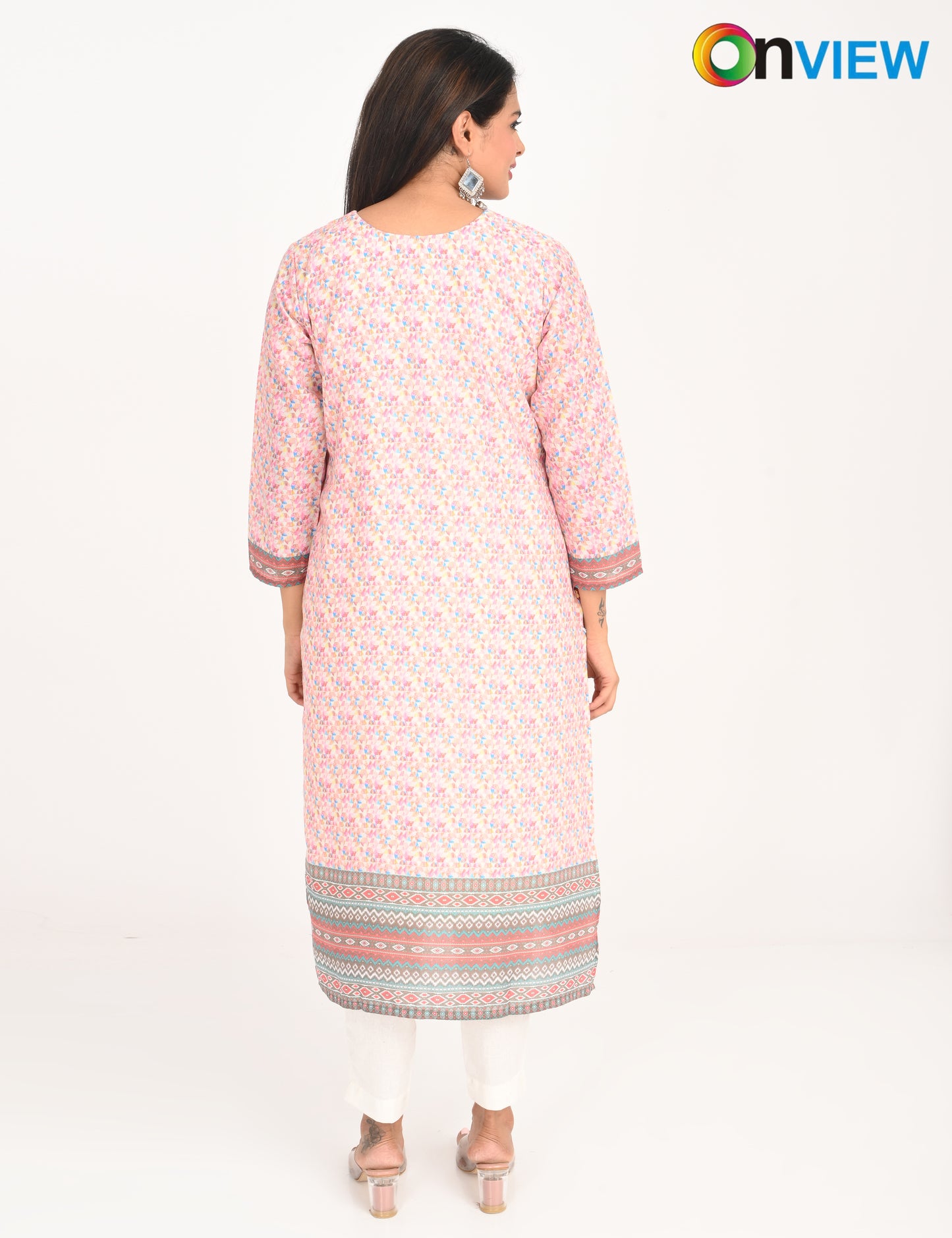ONVIEW | 528 | COTTON CHIKANKARI WORK WITH DIGITAL PRINT | PACK OF 4
