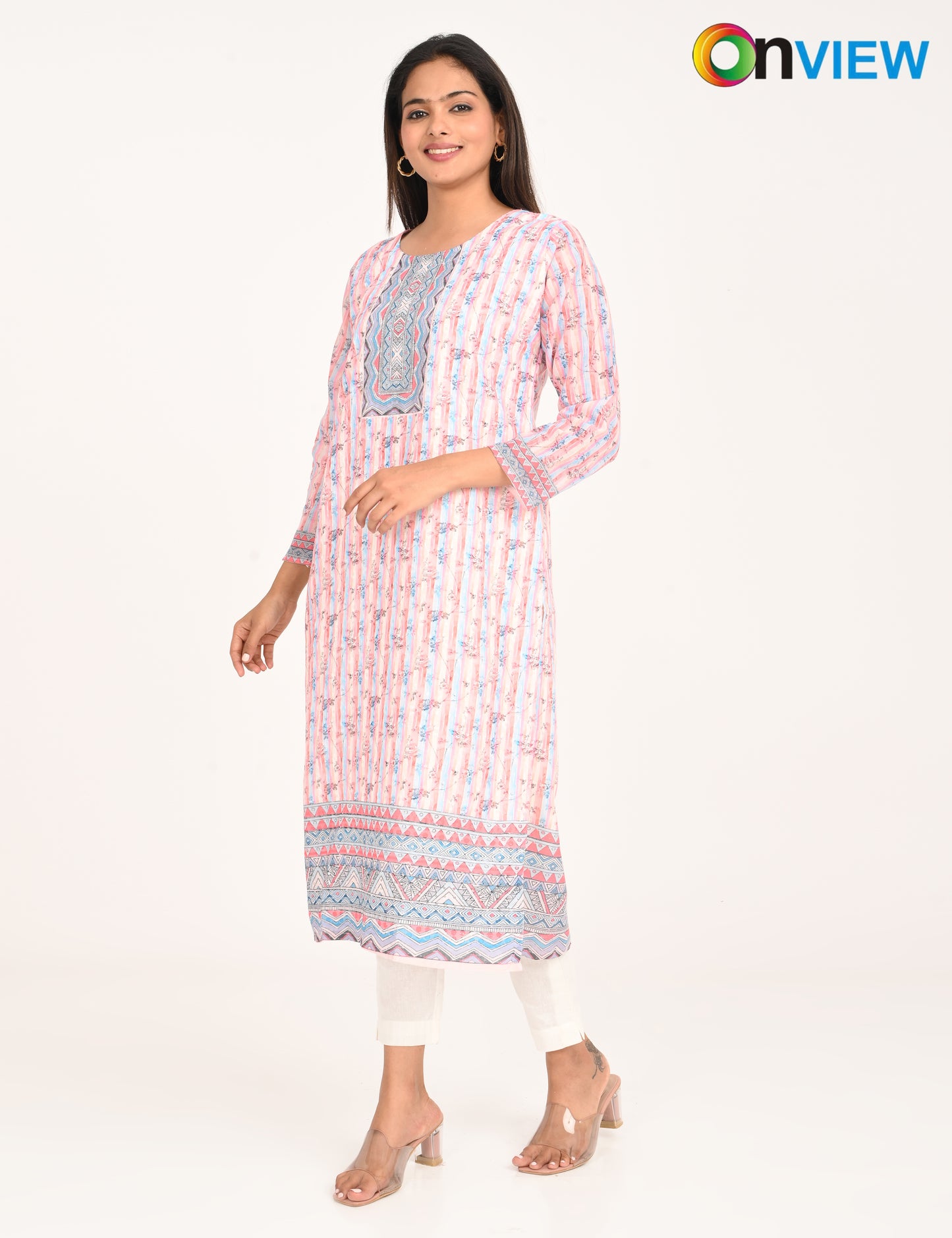 ONVIEW | 544 | COTTON CHIKANKARI WORK WITH DIGITAL PRINT | PACK OF 4