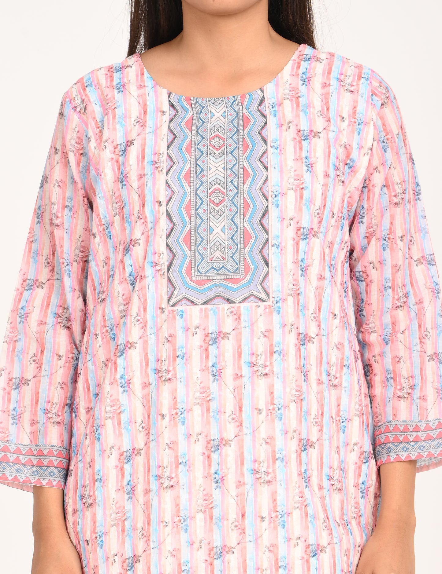 ONVIEW | 544 | COTTON CHIKANKARI WORK WITH DIGITAL PRINT | PACK OF 4