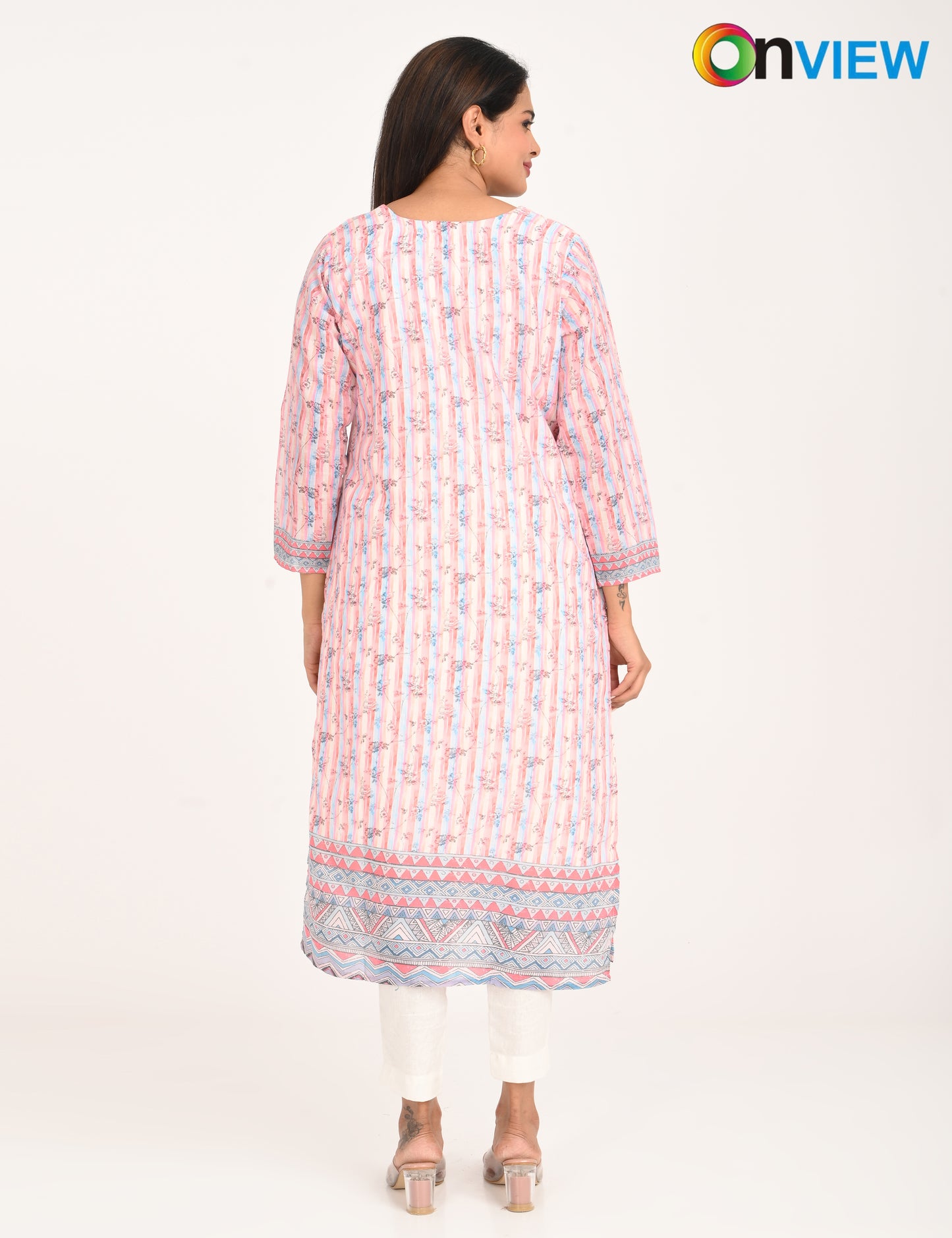 ONVIEW | 544 | COTTON CHIKANKARI WORK WITH DIGITAL PRINT | PACK OF 4