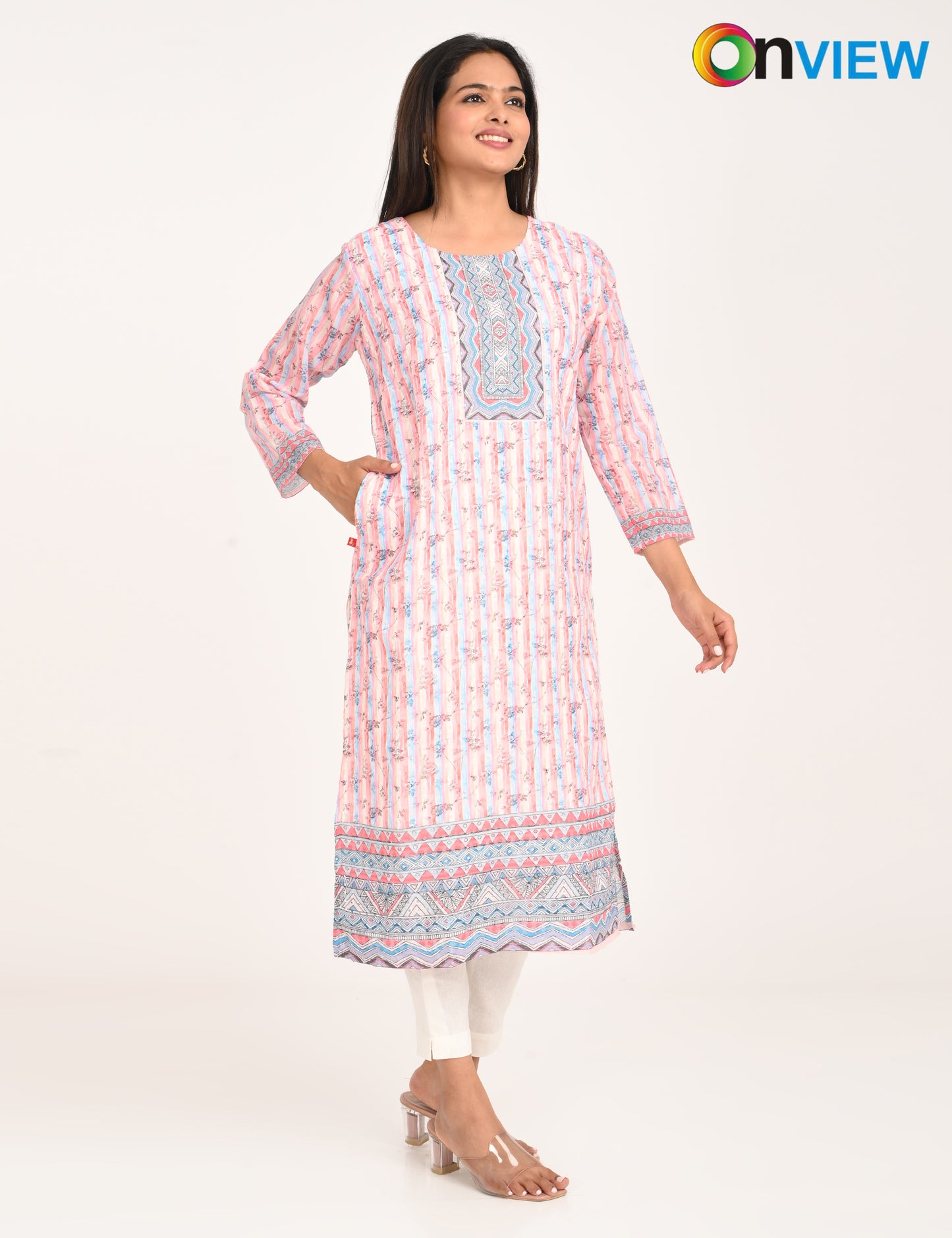 ONVIEW | 544 | COTTON CHIKANKARI WORK WITH DIGITAL PRINT | PACK OF 4