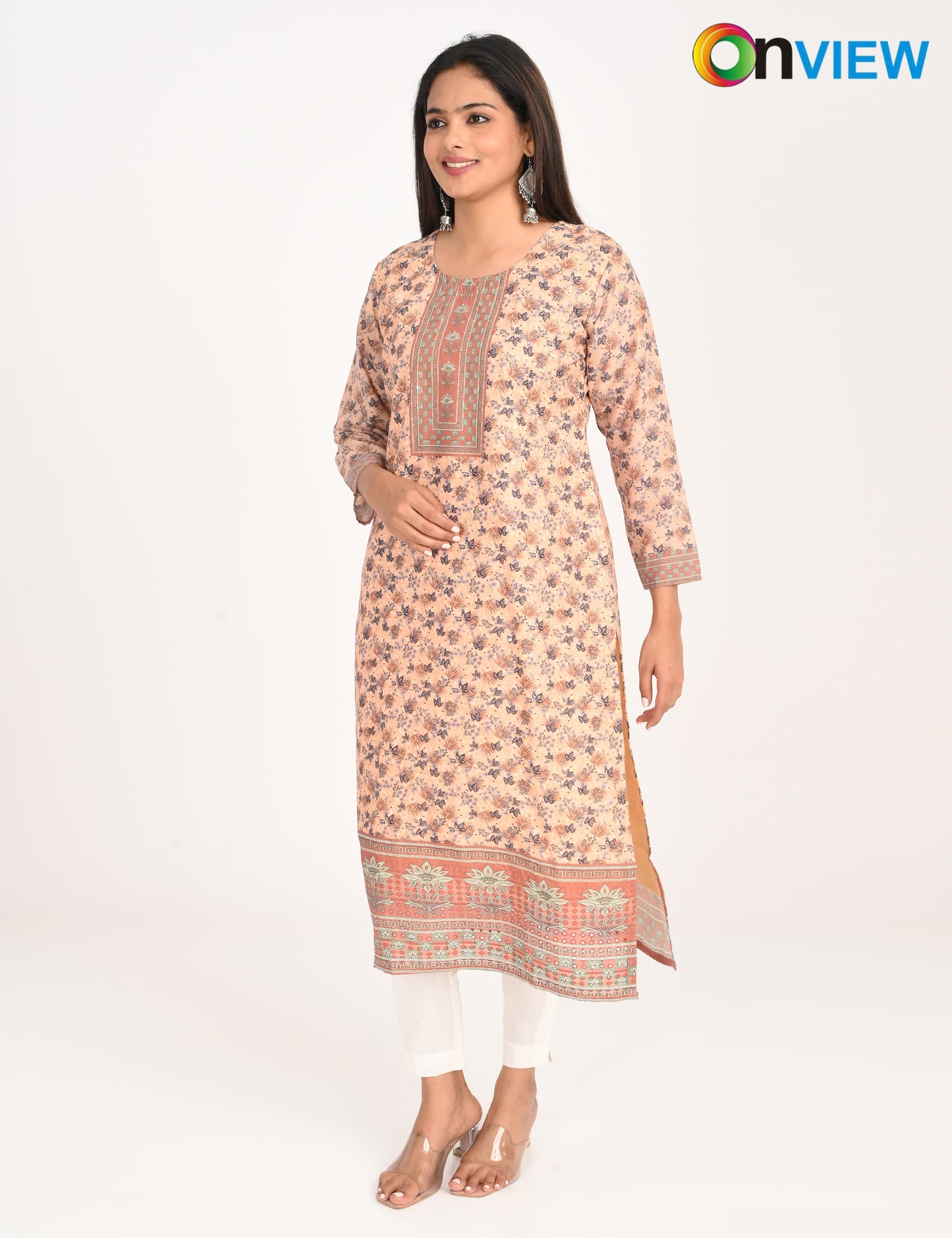 ONVIEW | 546 | COTTON CHIKANKARI WORK WITH DIGITAL PRINT | PACK OF 4