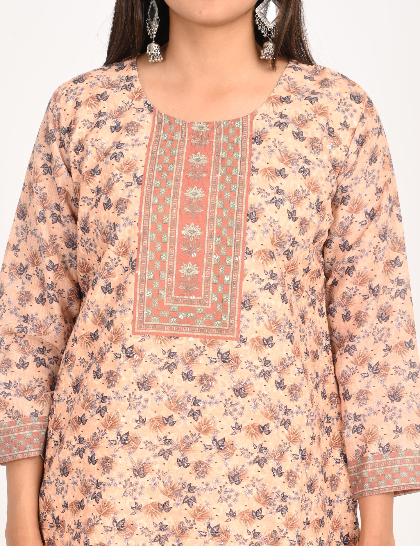 ONVIEW | 546 | COTTON CHIKANKARI WORK WITH DIGITAL PRINT | PACK OF 4