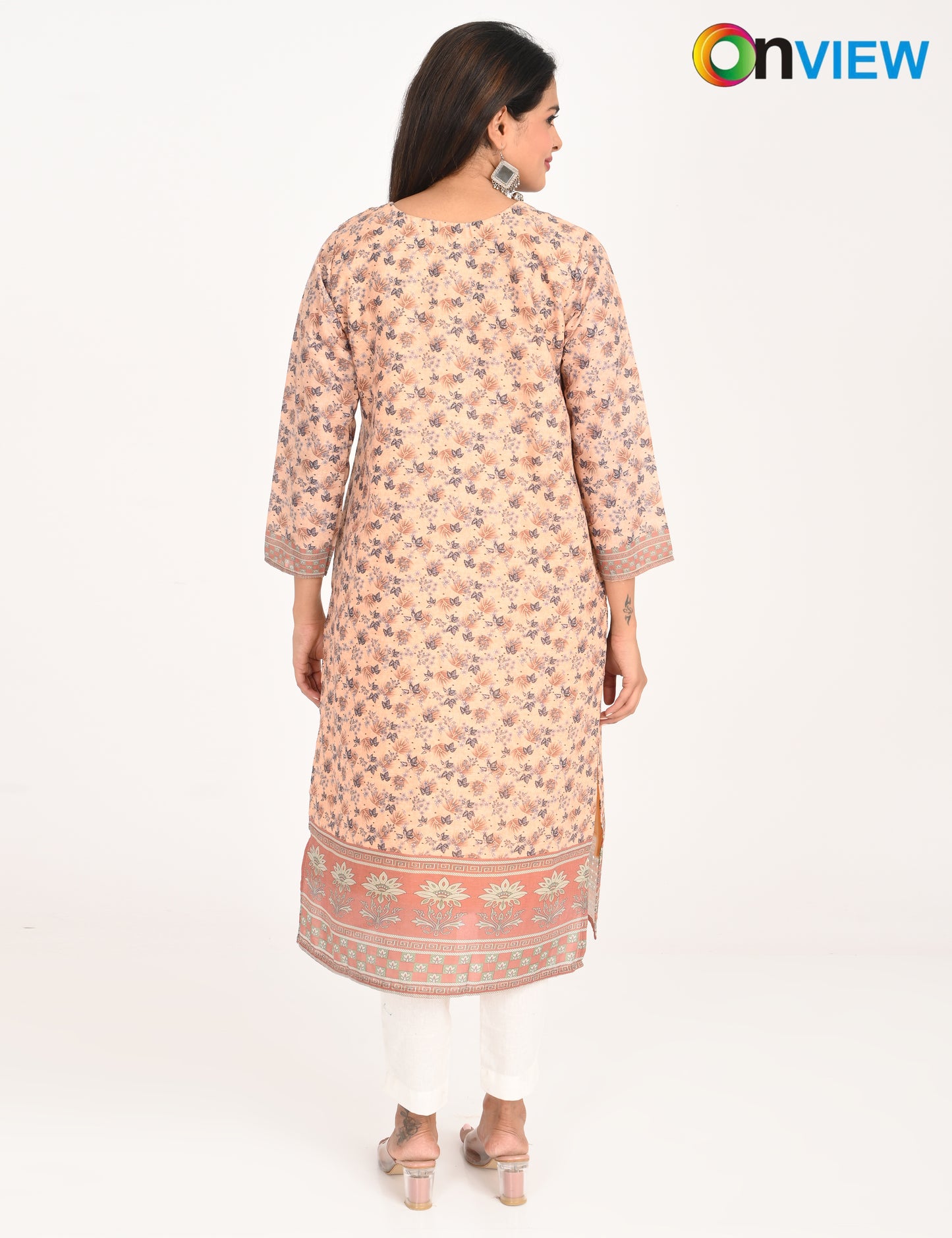 ONVIEW | 546 | COTTON CHIKANKARI WORK WITH DIGITAL PRINT | PACK OF 4