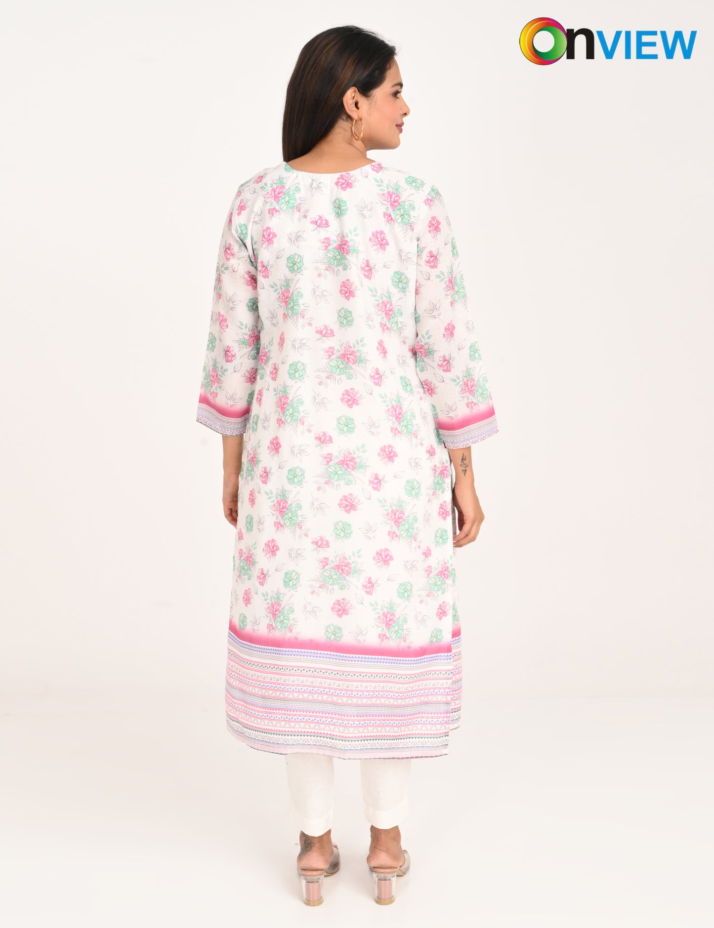 ONVIEW | 989 | COTTON CHIKANKARI WORK WITH DIGITAL PRINT | PACK OF 4