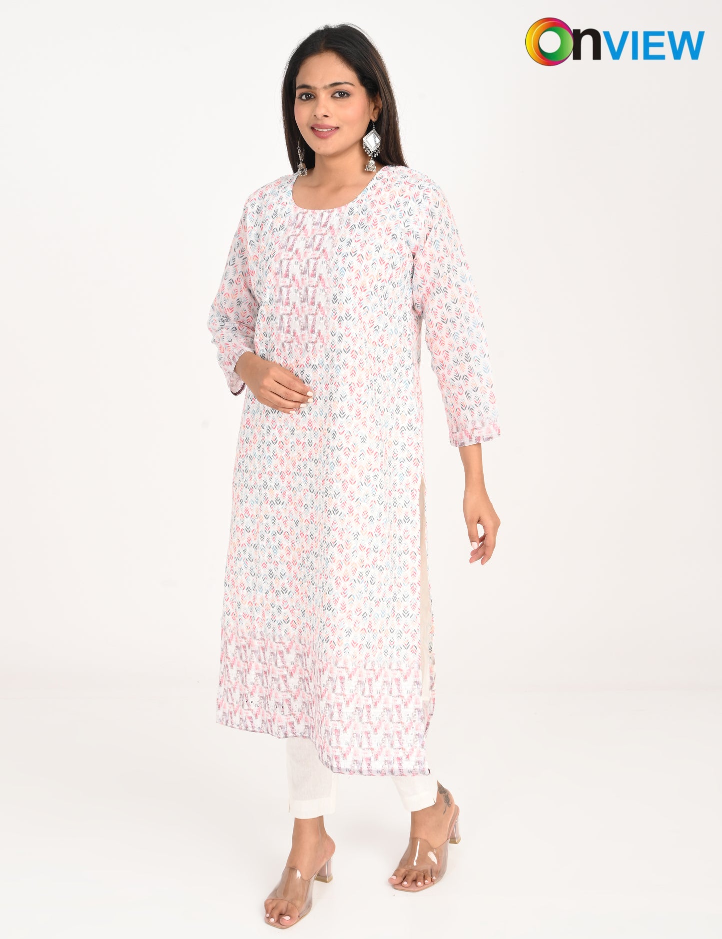 ONVIEW | 993 | COTTON CHIKANKARI WORK WITH DIGITAL PRINT | PACK OF 4