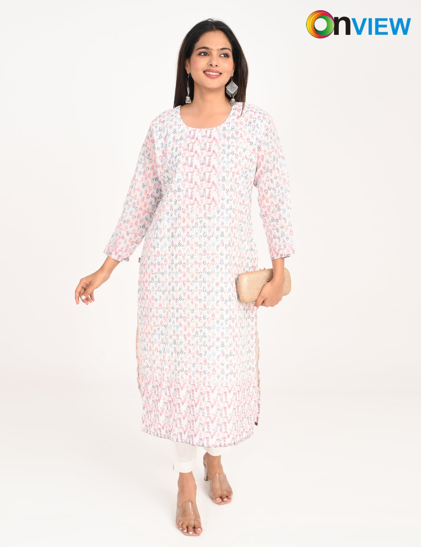 ONVIEW | 993 | COTTON CHIKANKARI WORK WITH DIGITAL PRINT | PACK OF 4