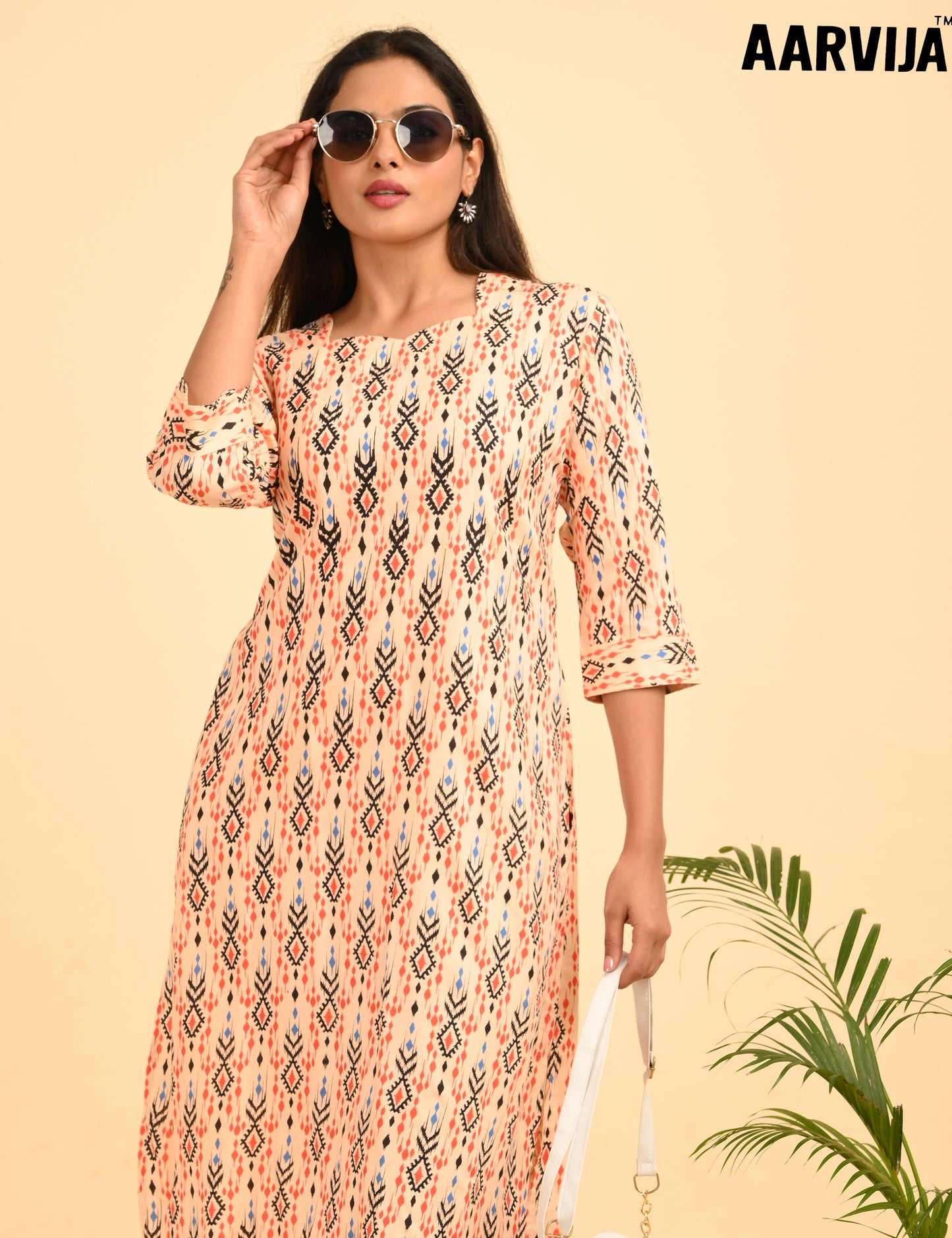 AARVIJA | 342 | DESIGN NECK WITH POCKET | PACK OF 4