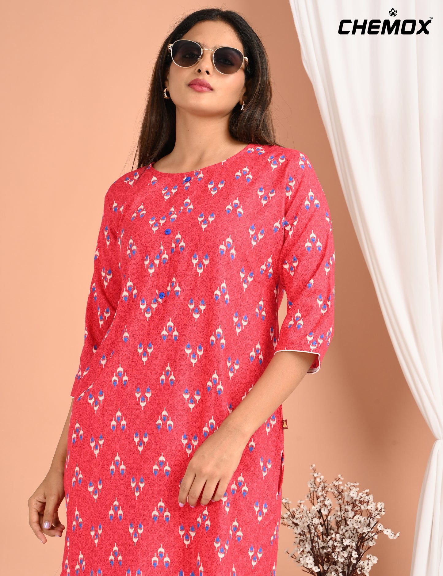 CHEMOX | 318 | ROUND NECK WITH POCKET | PACK OF 6