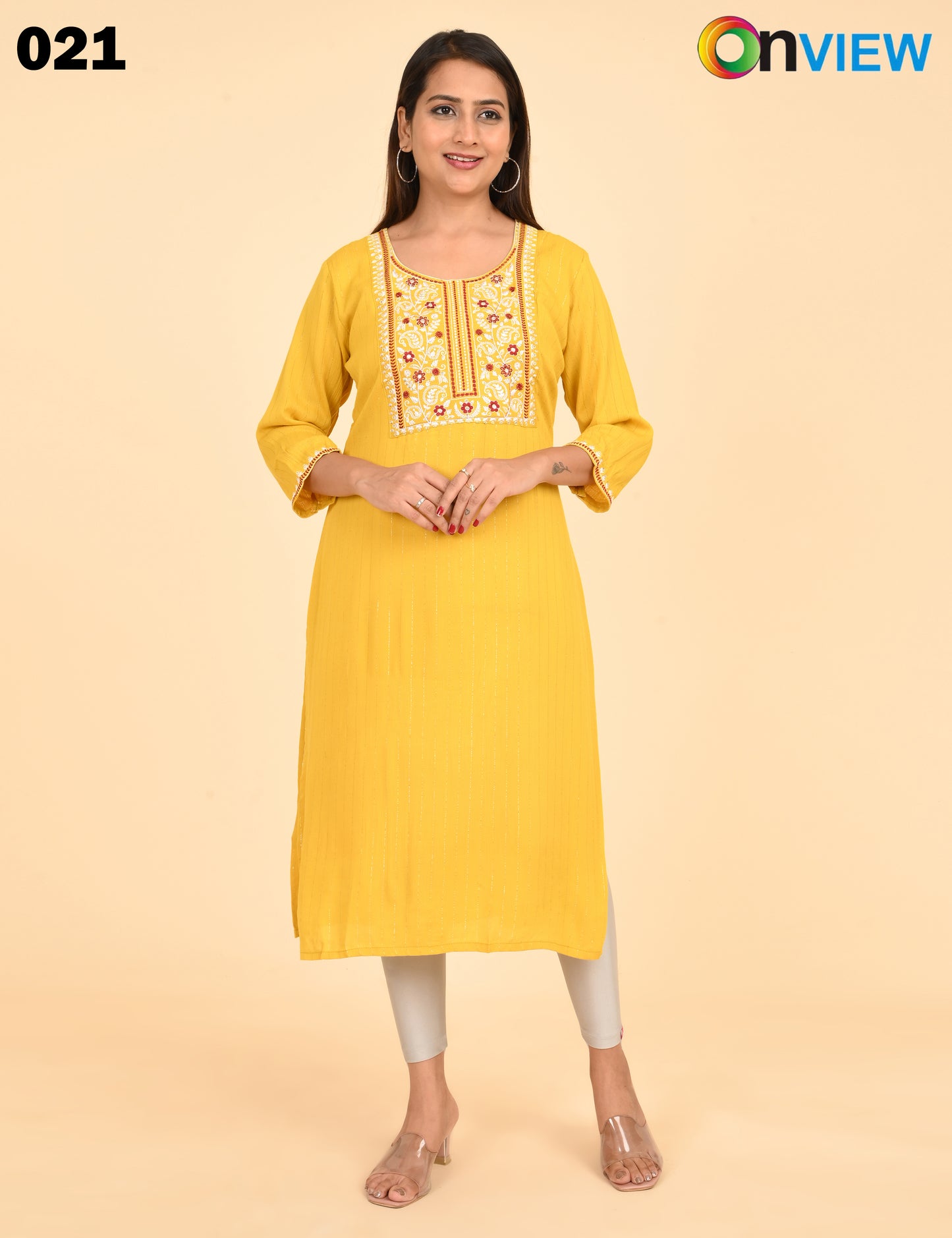 ONVIEW | 021 | BIG EMBROIDERY WITH LINING | PACK OF 6