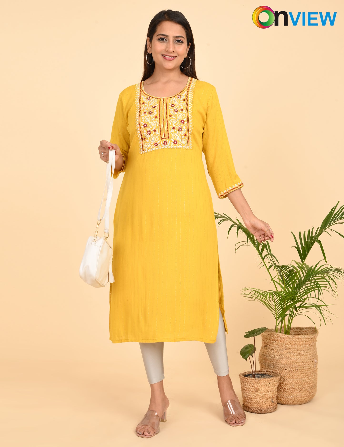 ONVIEW | 021 | BIG EMBROIDERY WITH LINING | PACK OF 6