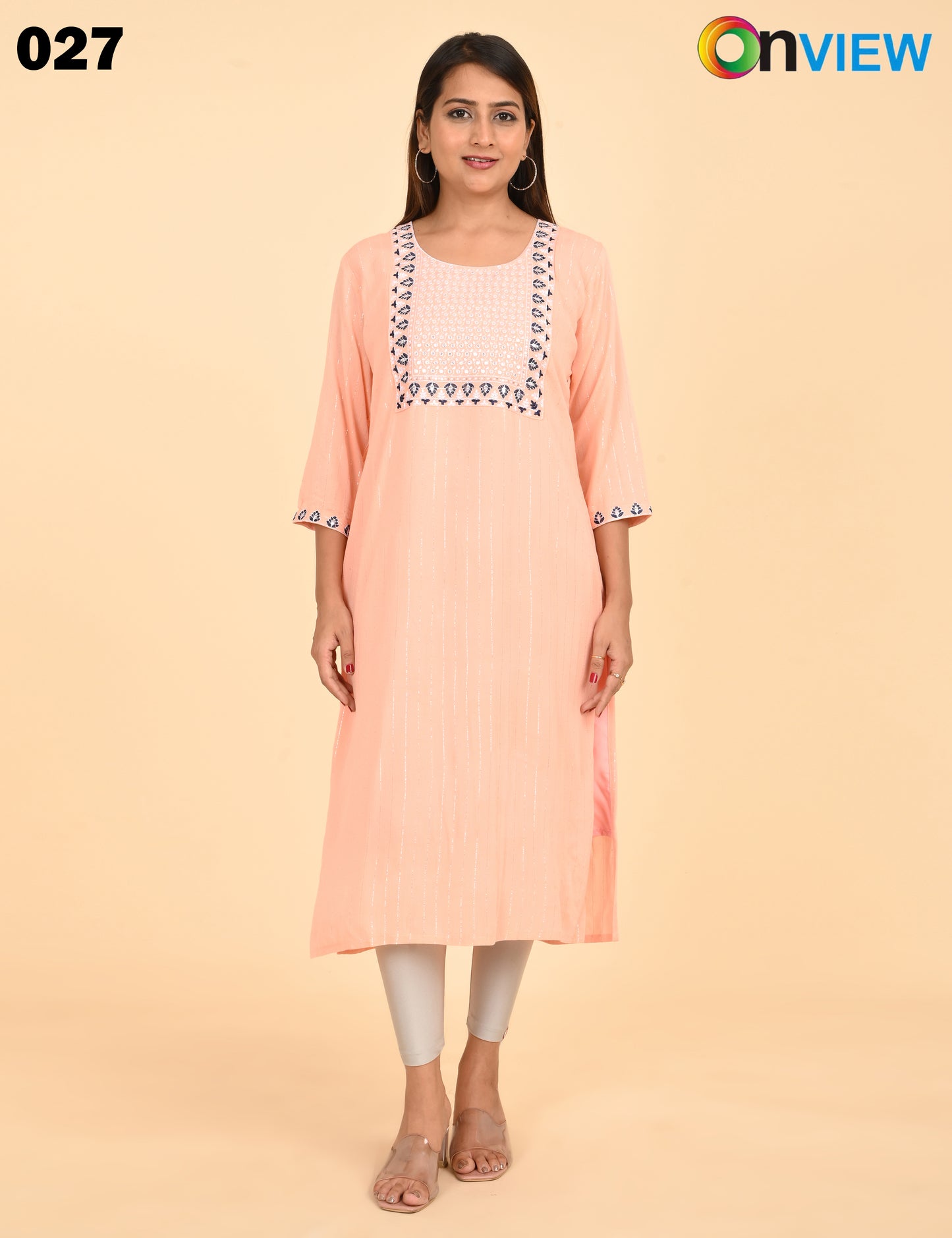 ONVIEW | 027 | BIG EMBROIDERY WITH LINING | PACK OF 6