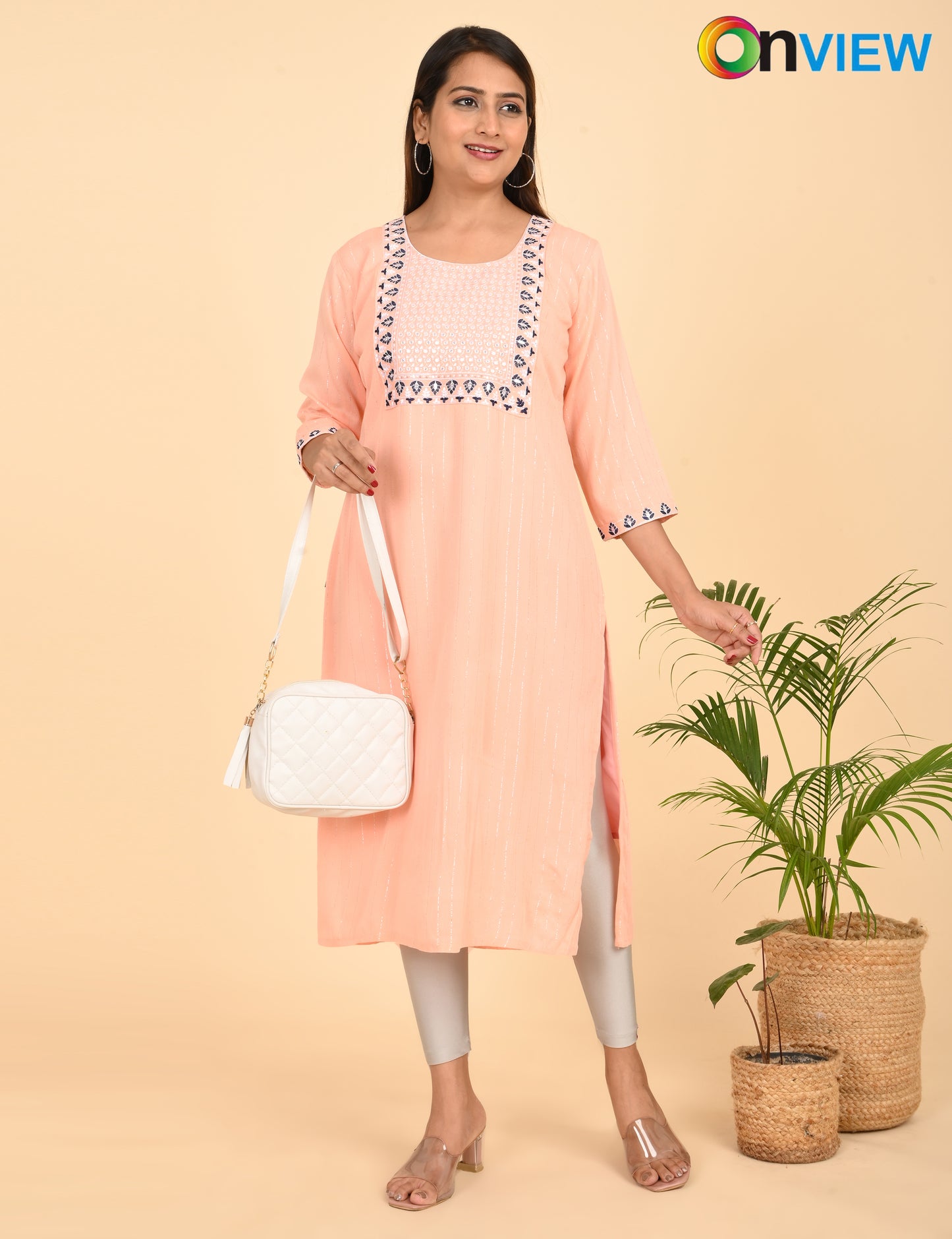 ONVIEW | 027 | BIG EMBROIDERY WITH LINING | PACK OF 6