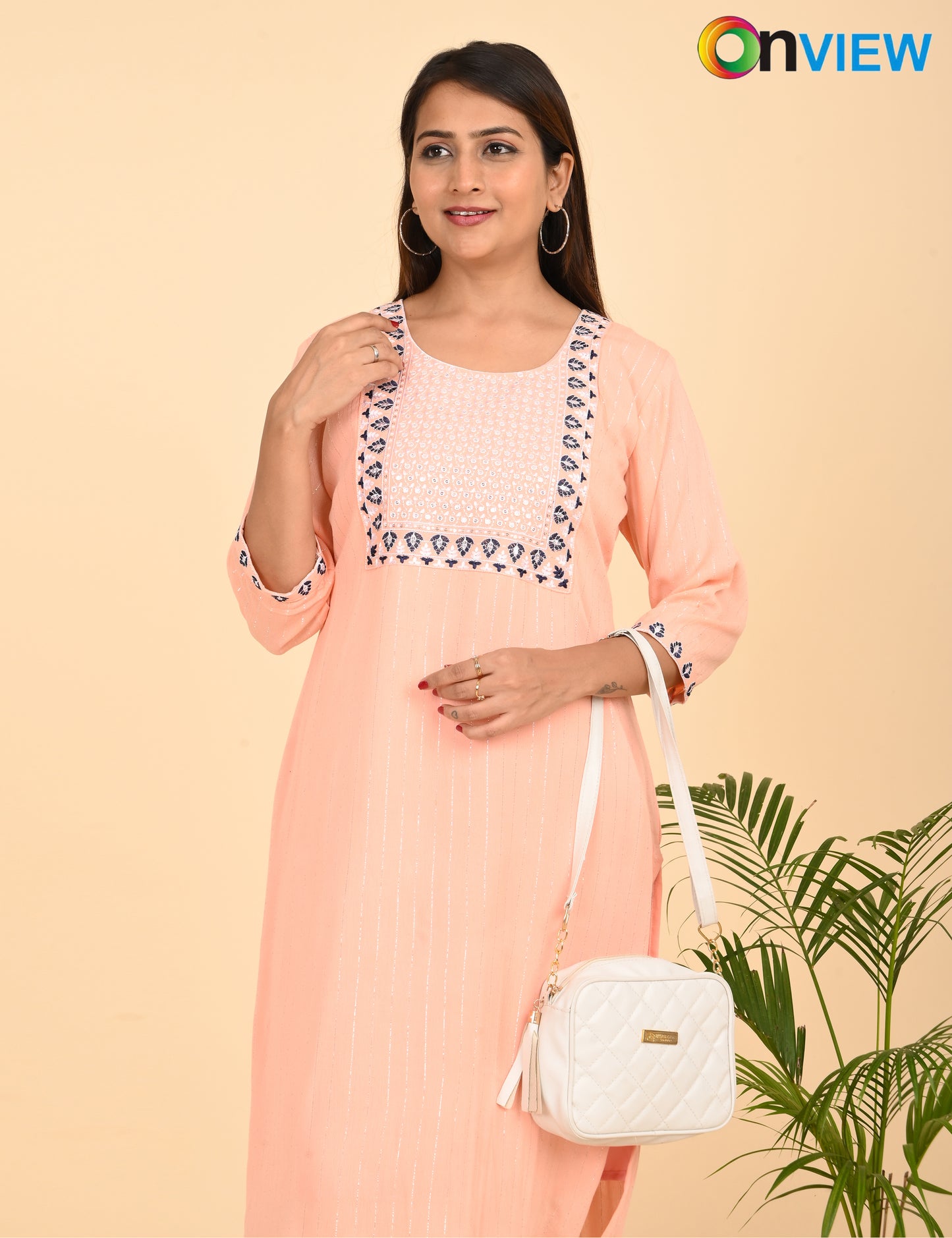 ONVIEW | 027 | BIG EMBROIDERY WITH LINING | PACK OF 6