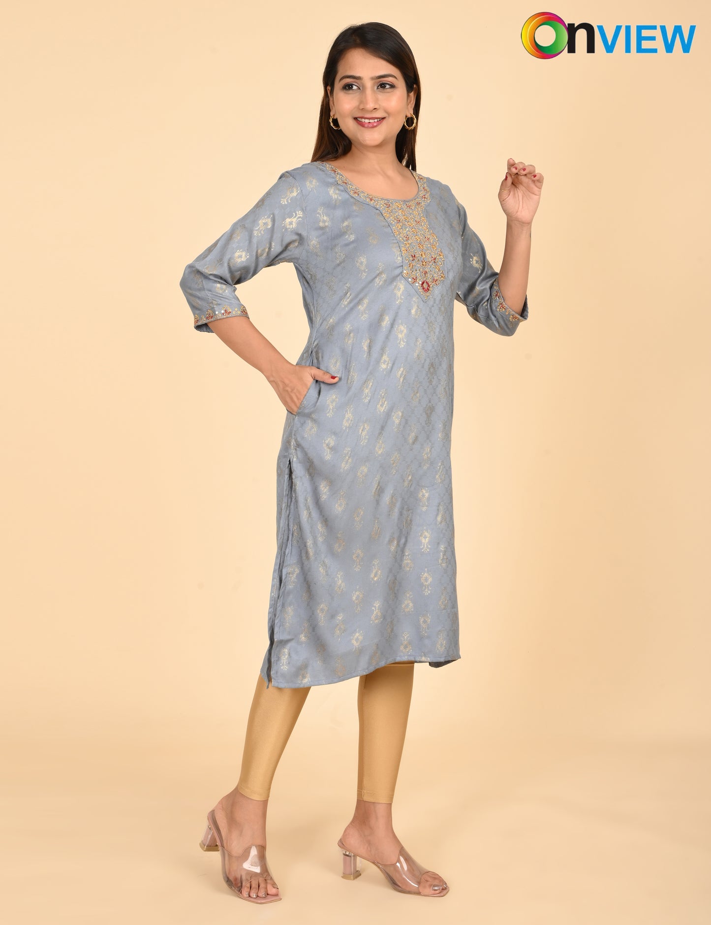 ONVIEW | 109 | DOBBY EMBROIDERY | PACK OF 4