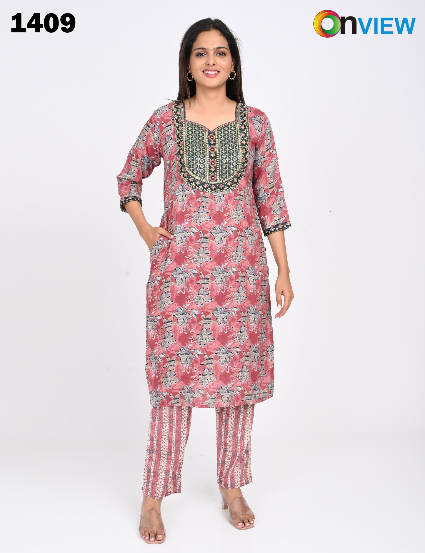 ONVIEW | 1409 | CAPSULE 2 PIECE SET WITH EMBROIDERY | PACK OF 6
