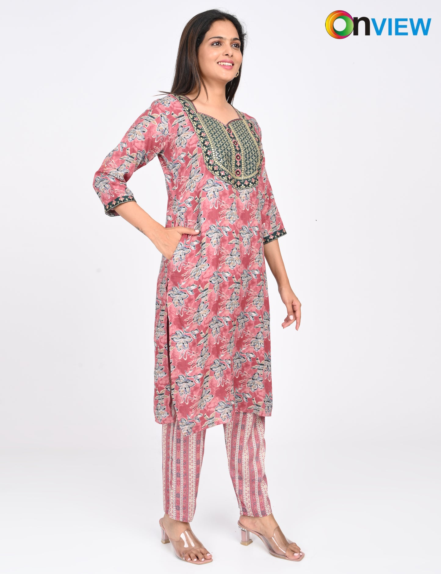 ONVIEW | 1409 | CAPSULE 2 PIECE SET WITH EMBROIDERY | PACK OF 6