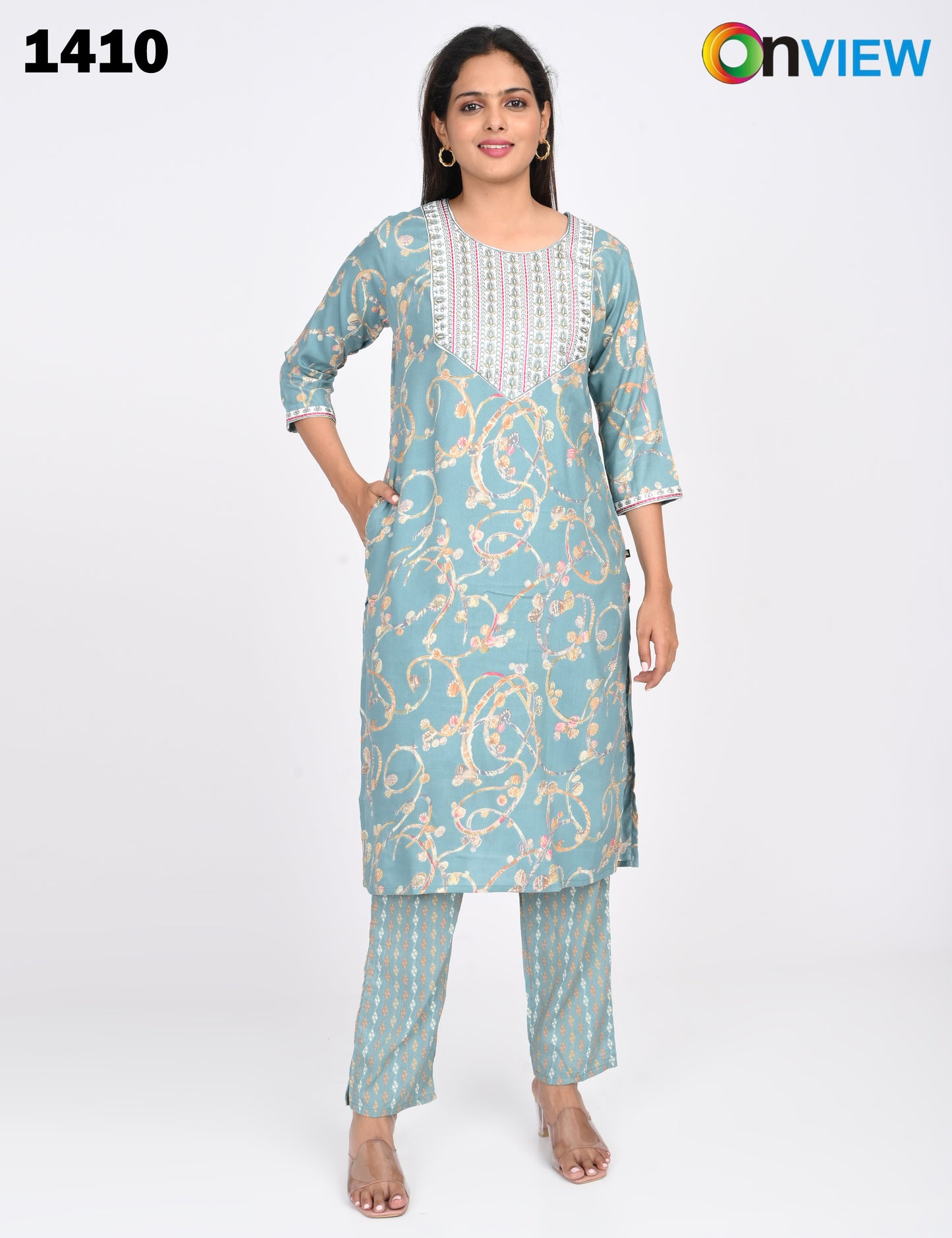 ONVIEW | 1410 | CAPSULE 2 PIECE SET WITH EMBROIDERY | PACK OF 6