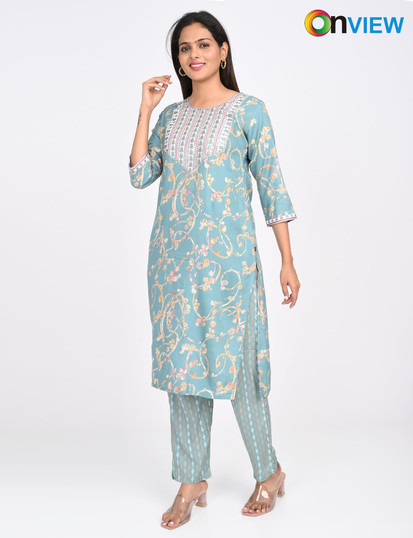 ONVIEW | 1410 | CAPSULE 2 PIECE SET WITH EMBROIDERY | PACK OF 6