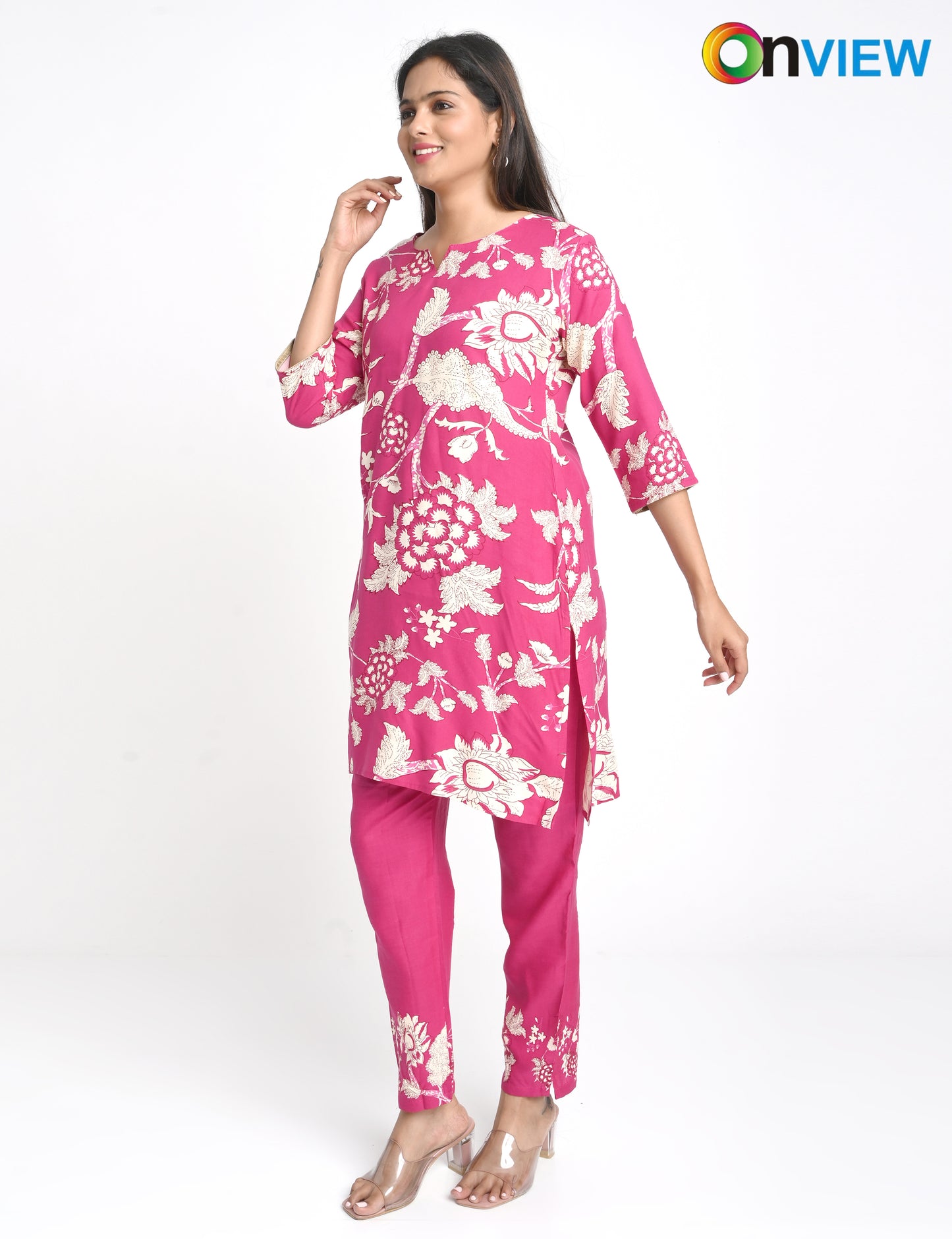 ONVIEW | 1420 | RAYON CO-ORD SET | PACK OF 4