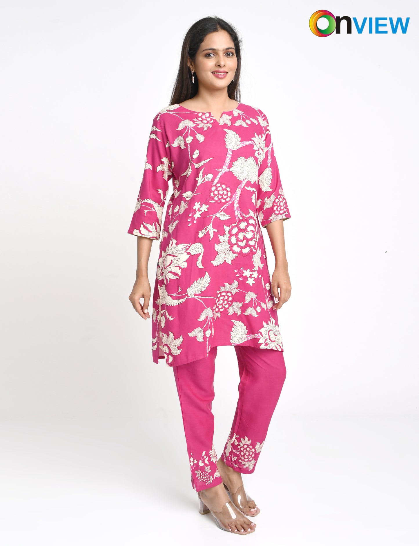 ONVIEW | 1420 | RAYON CO-ORD SET | PACK OF 4