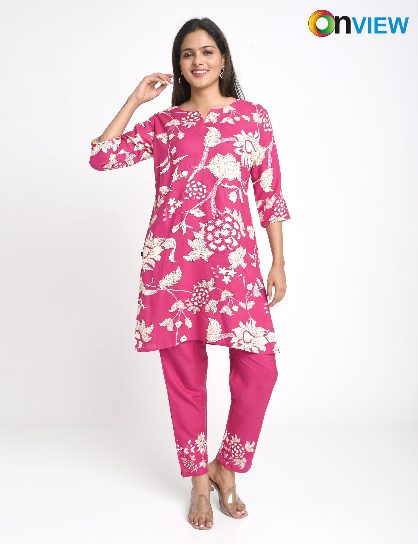 ONVIEW | 1420 | RAYON CO-ORD SET | PACK OF 4