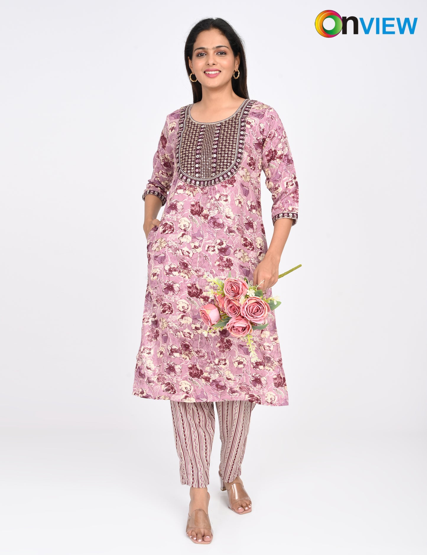 ONVIEW | 1441 | CAPSULE 2 PIECE SET WITH EMBROIDERY | PACK OF 6
