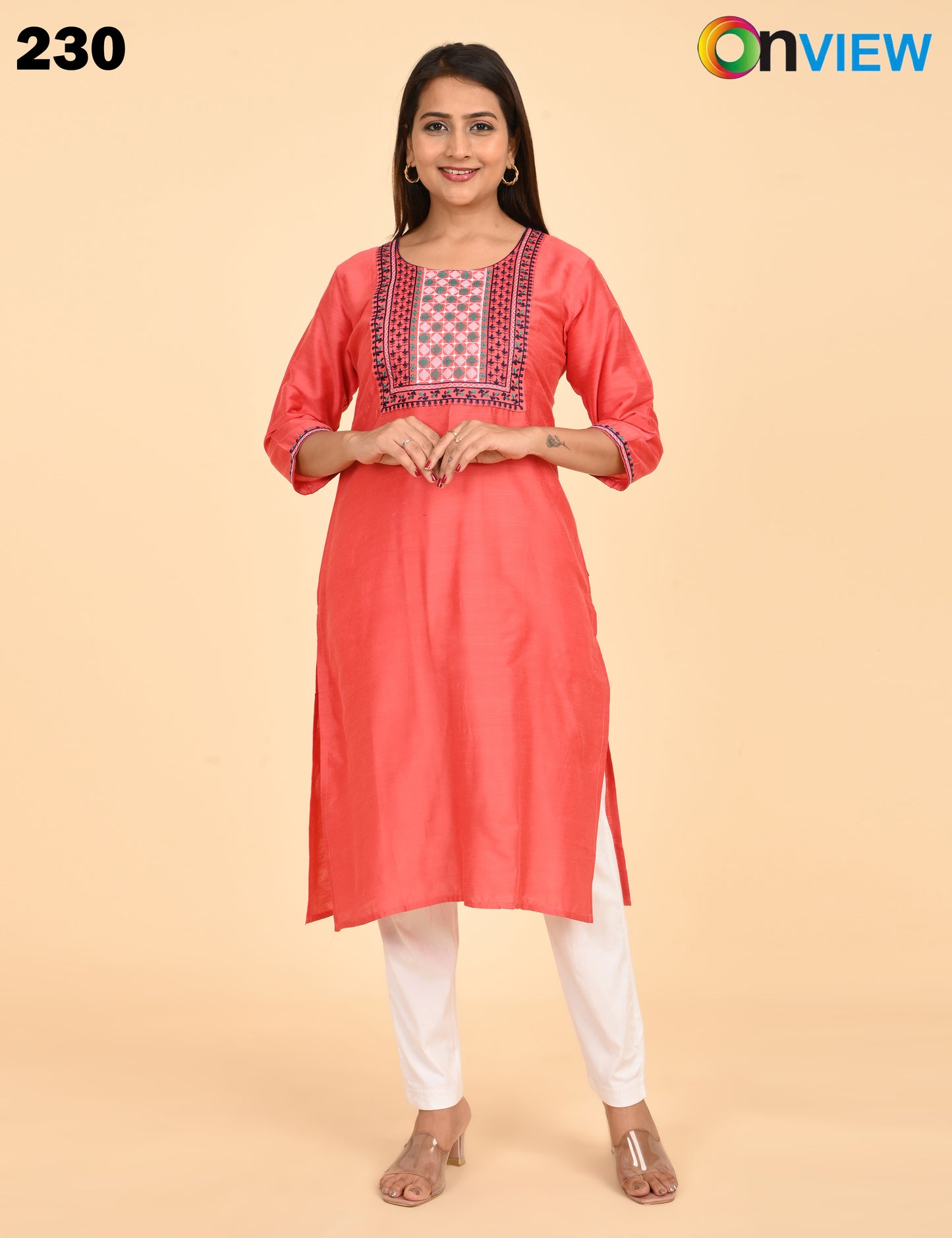 ONVIEW | 230 | BIG EMBROIDERY | PACK OF 4