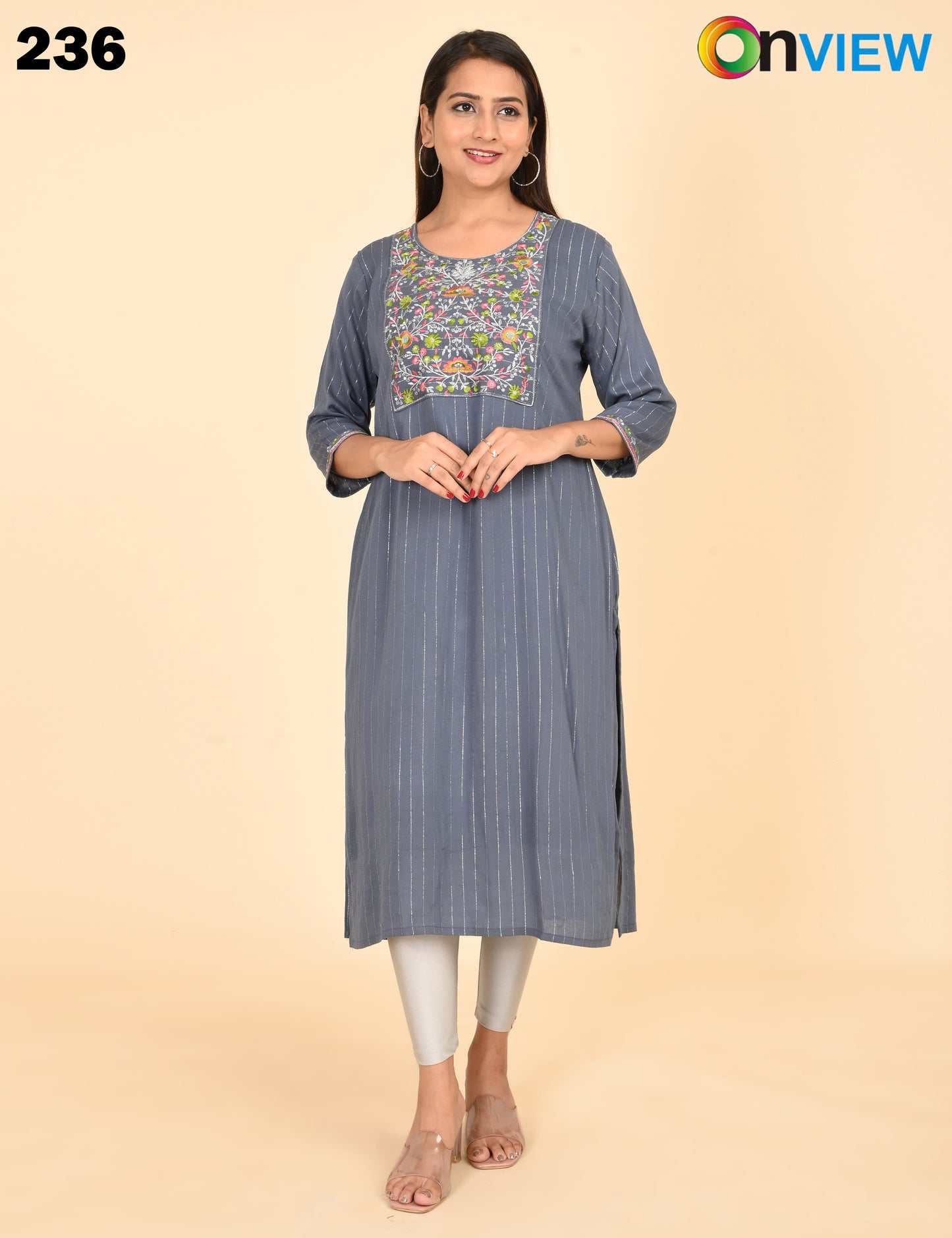 ONVIEW | 236 | BIG EMBROIDERY WITH LINING | PACK OF 6