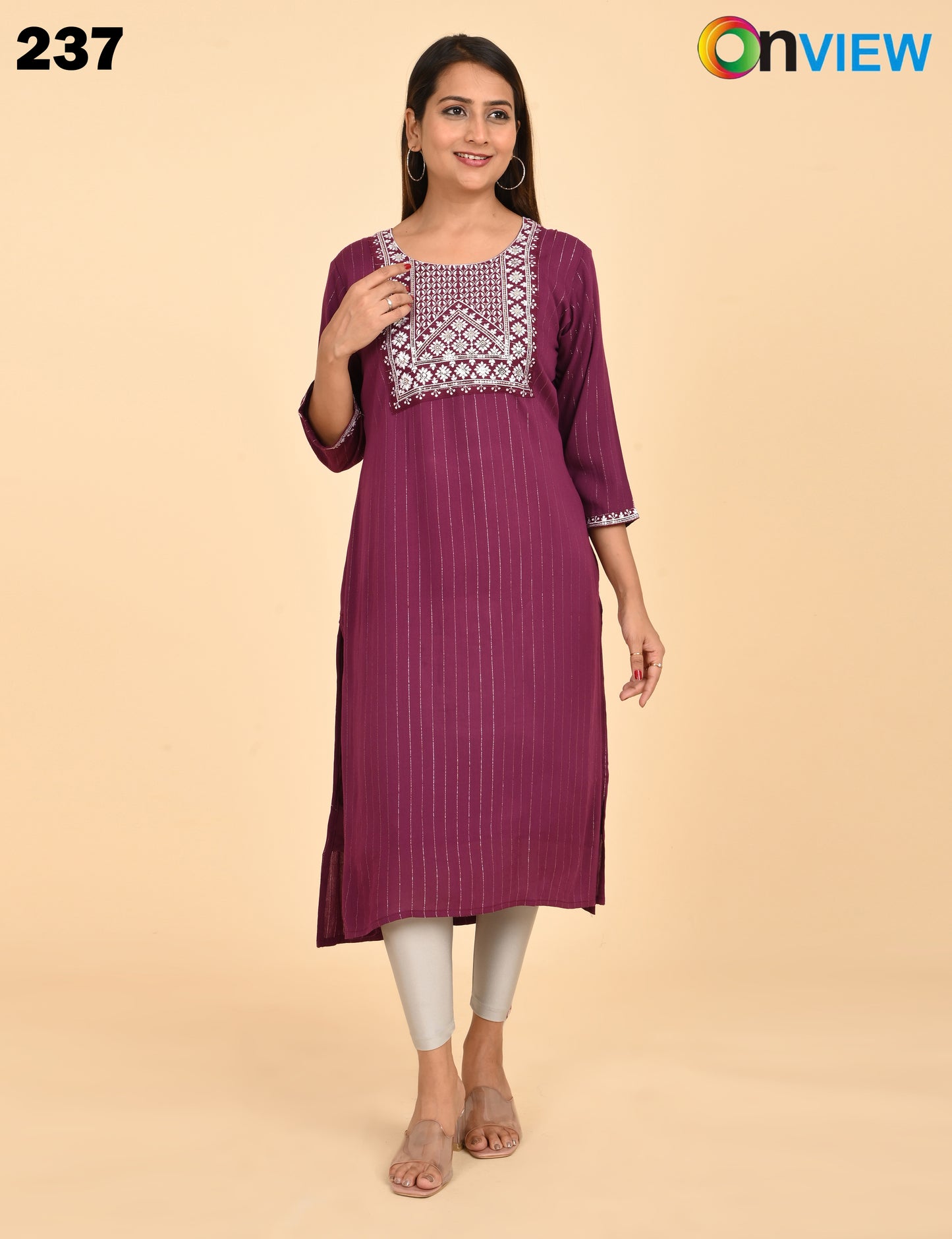 ONVIEW | 237 | BIG EMBROIDERY WITH LINING | PACK OF 6