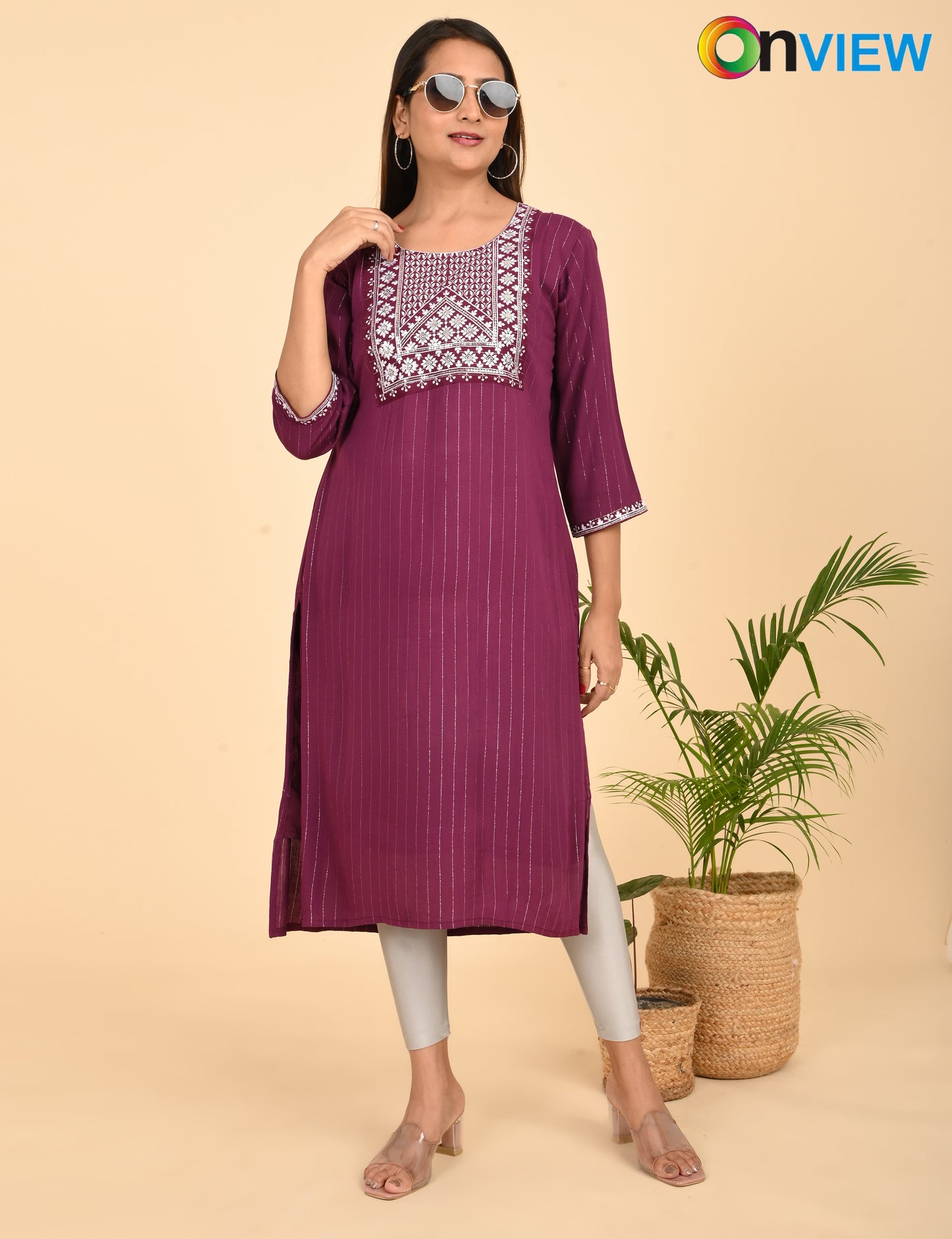 ONVIEW | 237 | BIG EMBROIDERY WITH LINING | PACK OF 6