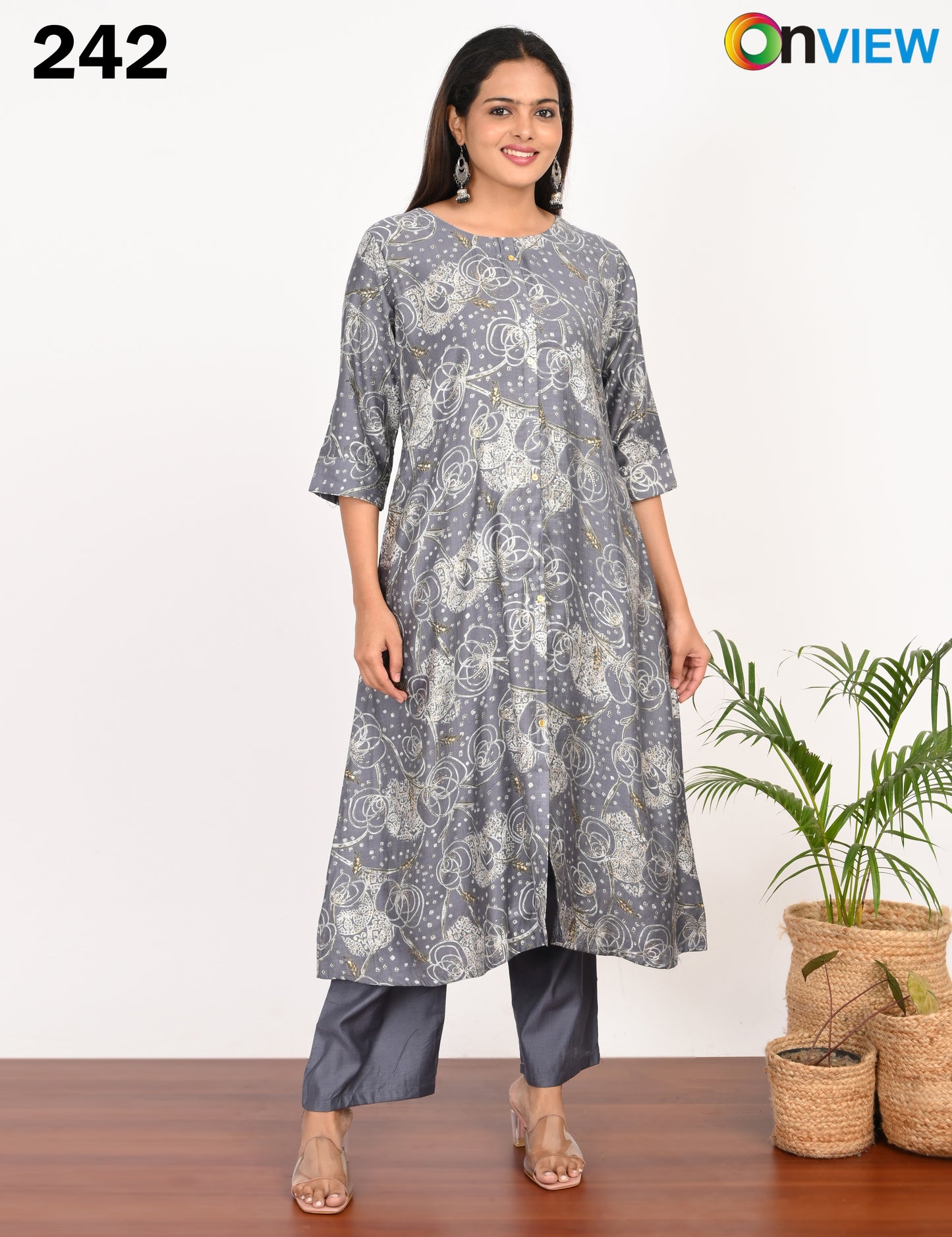 ONVIEW | 242 | VATICAN FOIL A LINE UMBRELLA 2 PIECE SET | PACK OF 4