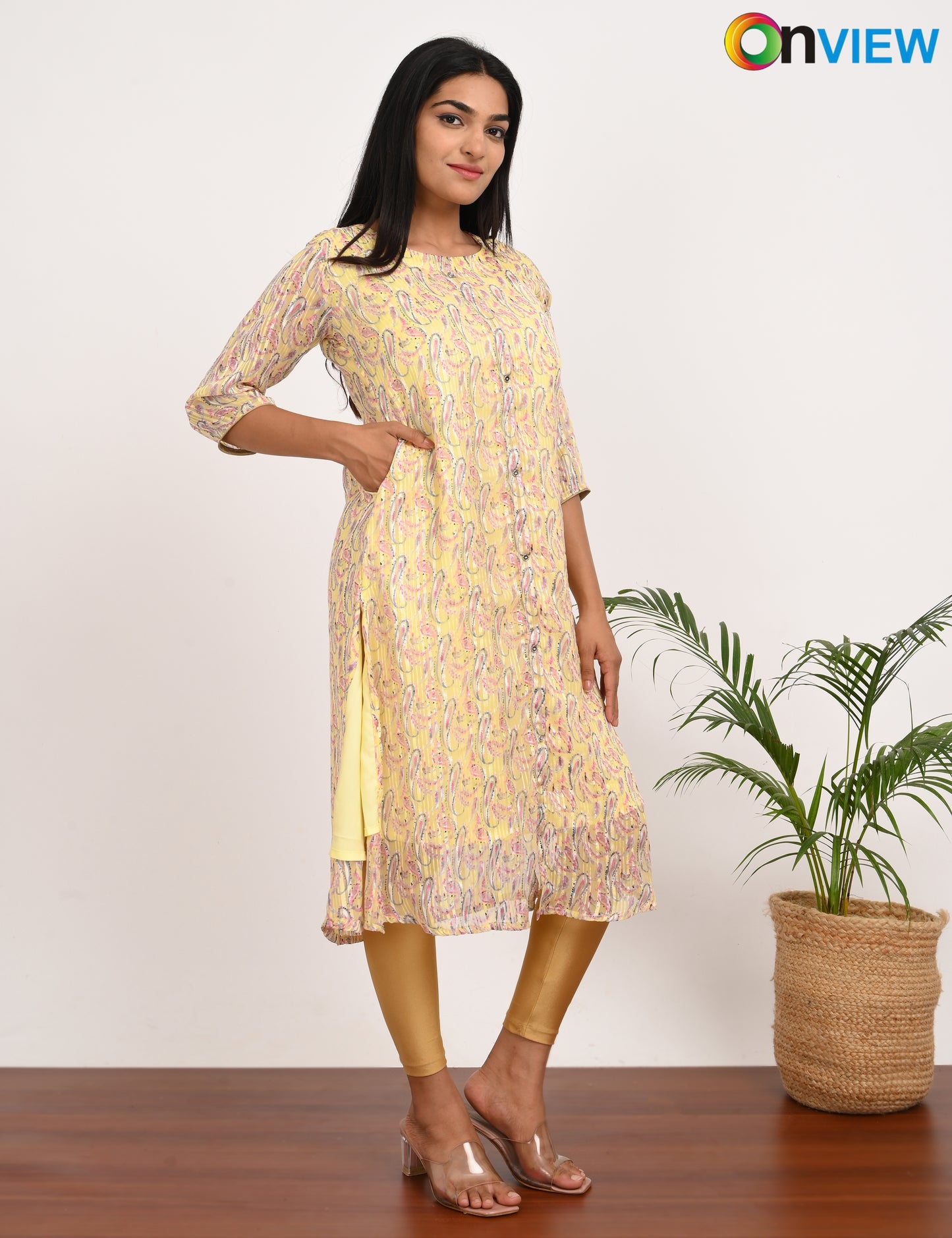 ONVIEW | 287 | SATIN A LINE WITH LINING | PACK OF 4