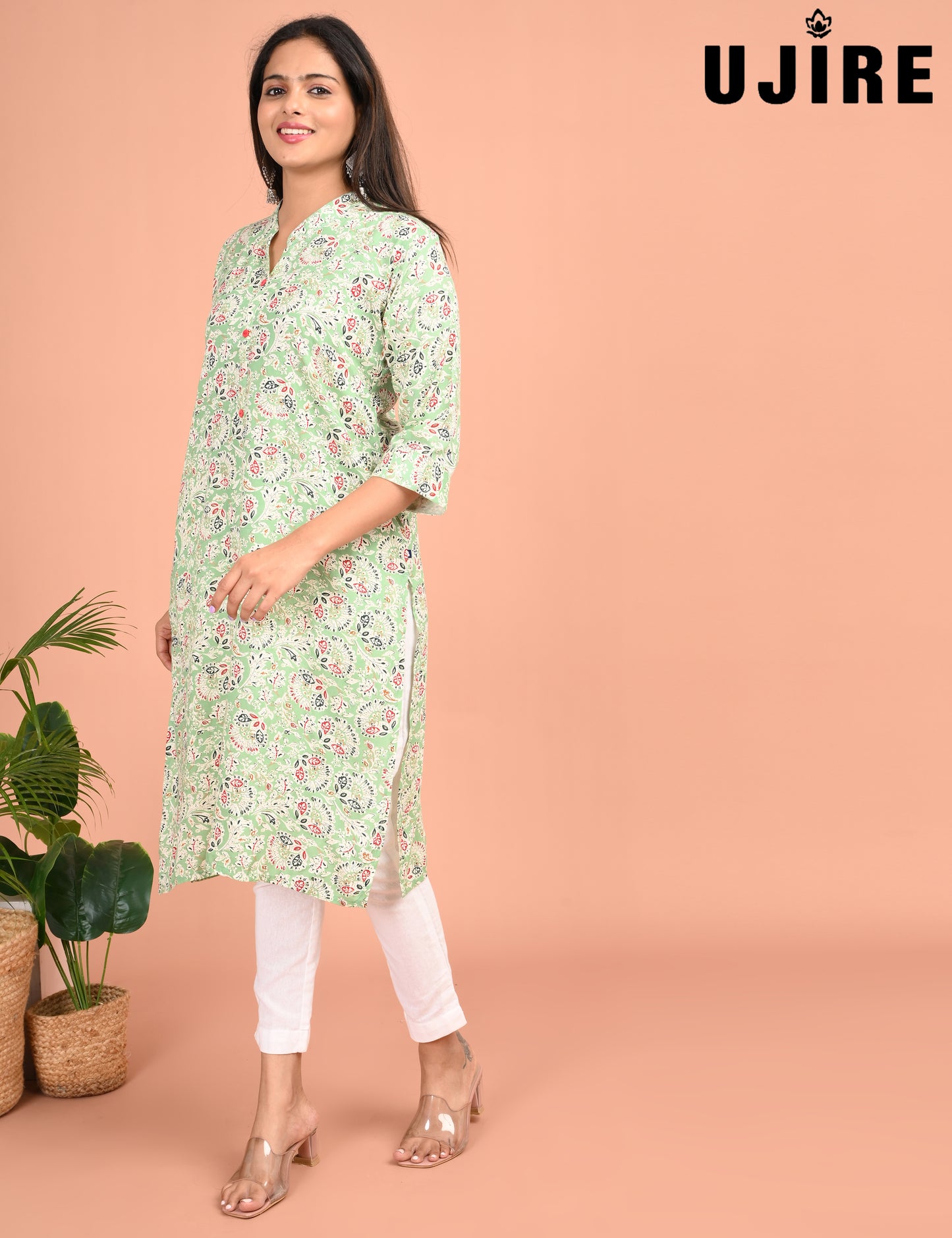 UJIRE | 956 | COLLAR NECK WITH POCKET | PACK OF 4