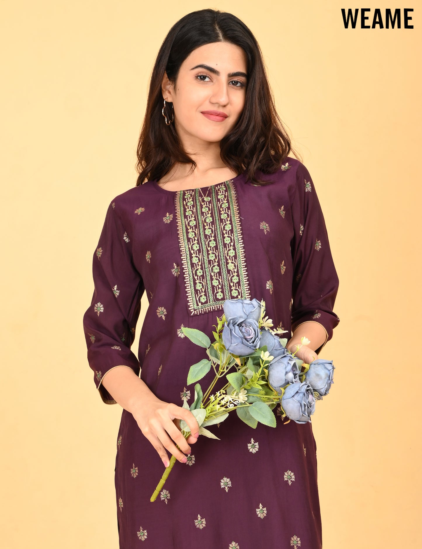 WEAME | 1309 | SILK SMALL EMBROIDERY | PACK OF 6