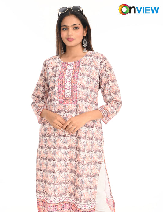 ONVIEW | 1127 | COTTON CHIKANKARI WORK WITH DIGITAL PRINT | PACK OF 4