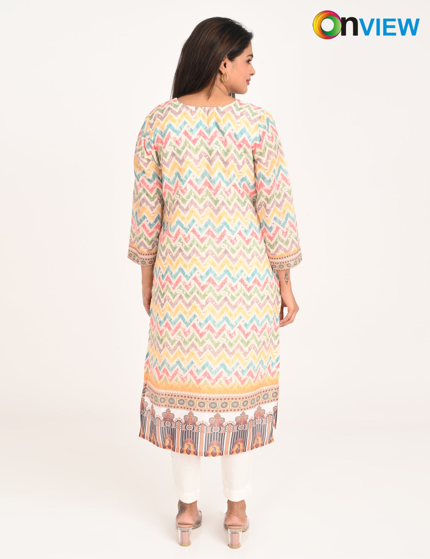 ONVIEW | 1130 | COTTON CHIKANKARI WORK WITH DIGITAL PRINT | PACK OF 4