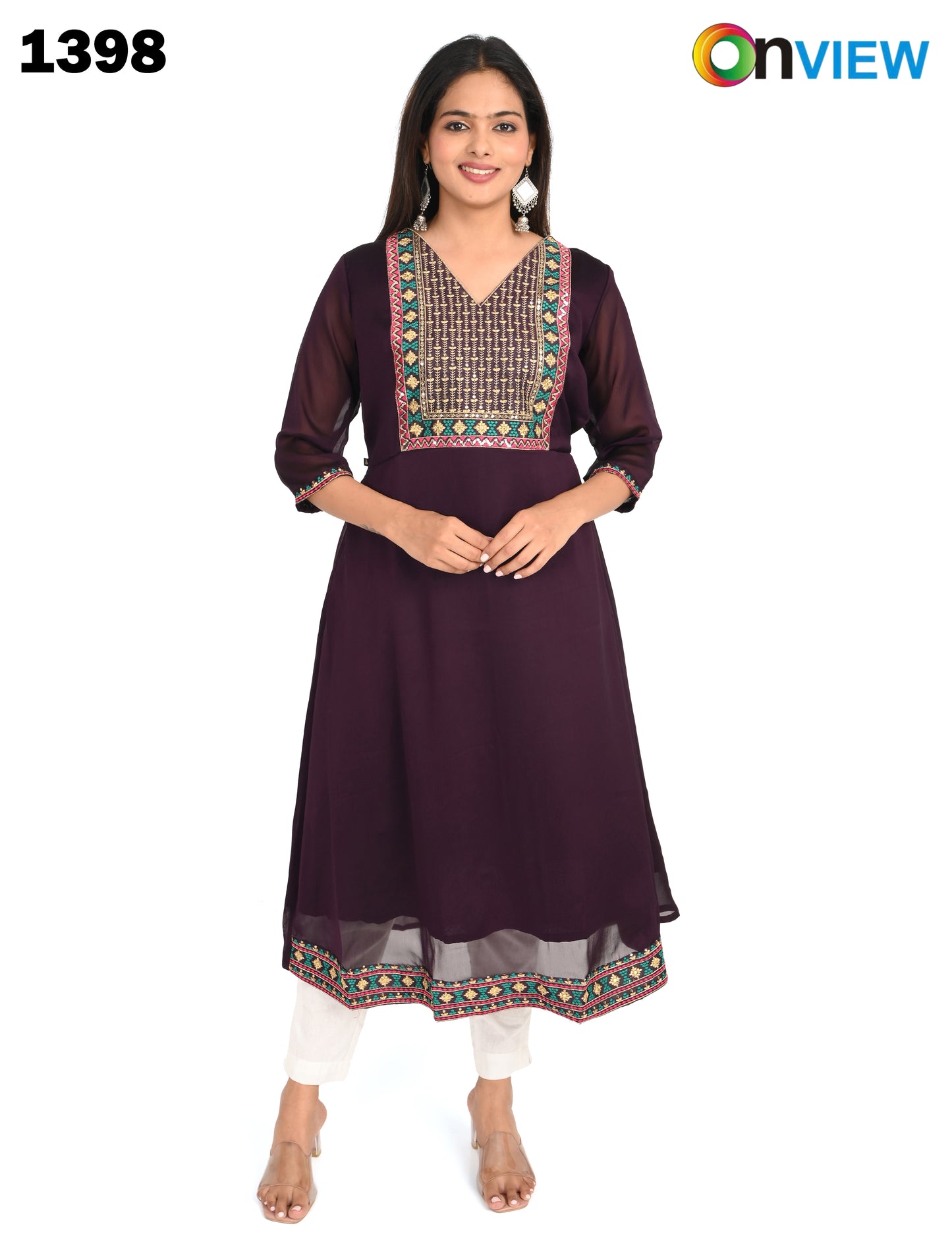 ONVIEW | 1398 | SHIMMER BOUTIQUE WORK WITH UMBRELLA | PACK OF 5