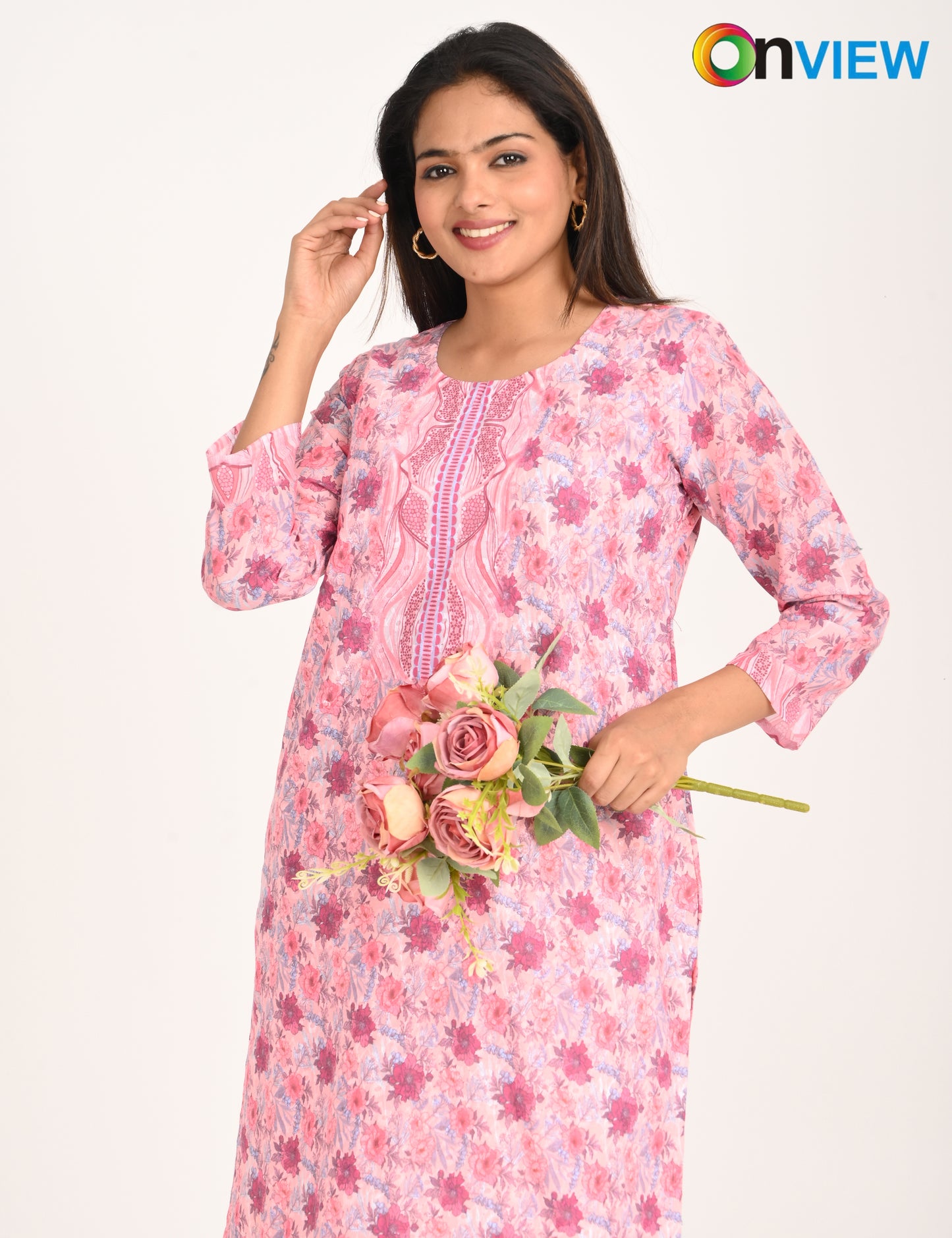 ONVIEW | 510 | COTTON CHIKANKARI WORK WITH DIGITAL PRINT | PACK OF 4