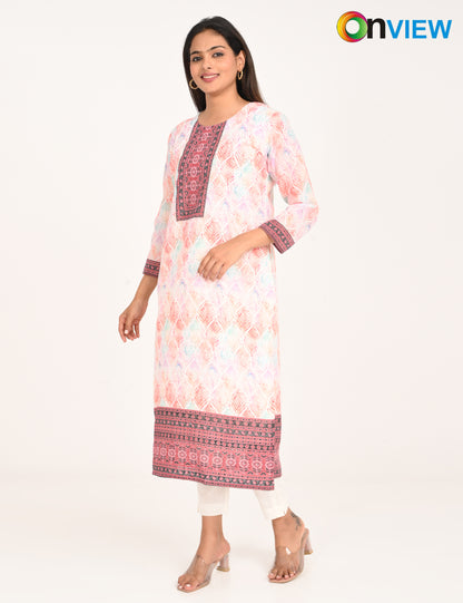 ONVIEW | 511 | COTTON CHIKANKARI WORK WITH DIGITAL PRINT | PACK OF 4